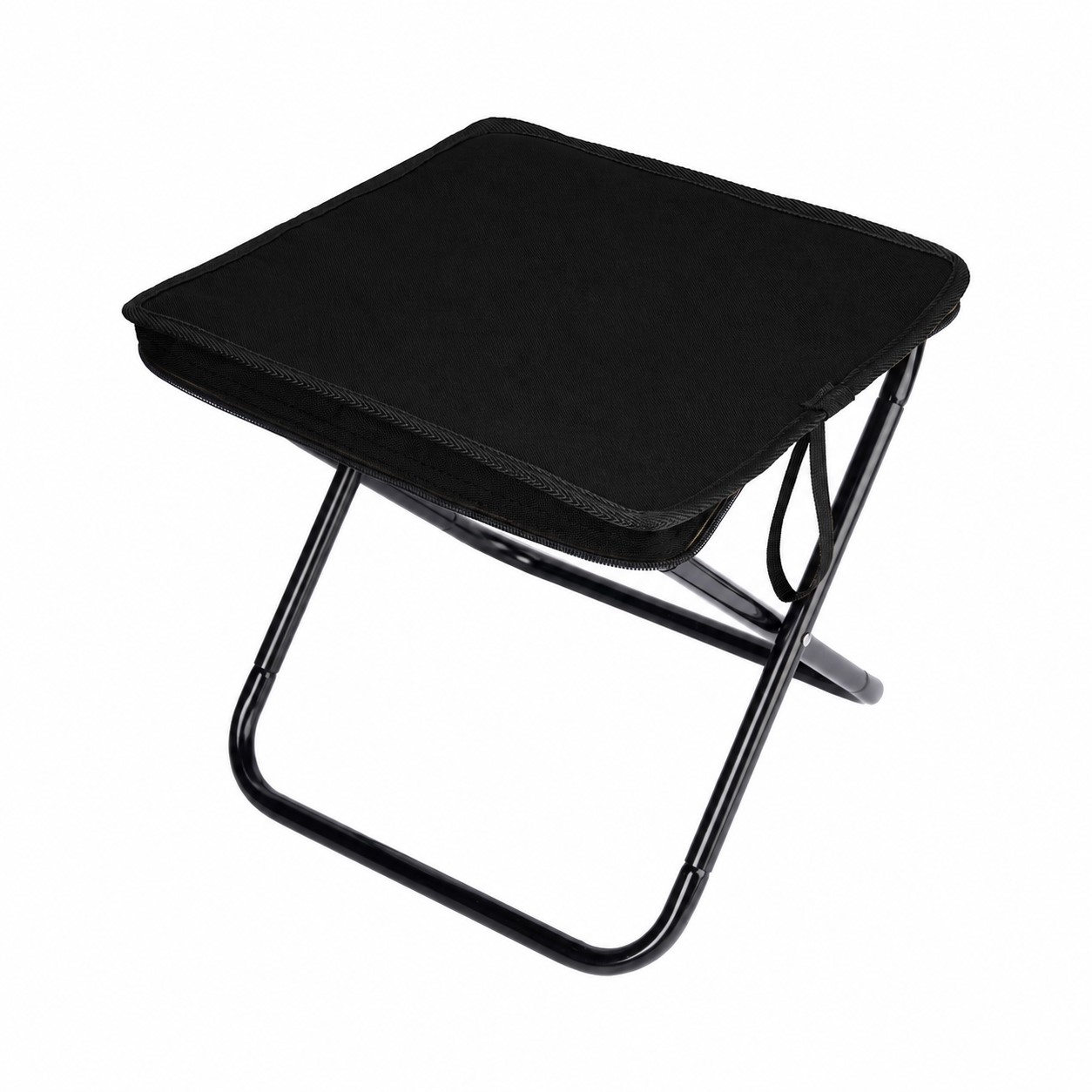 Handbag Folding Camp Stool — Black