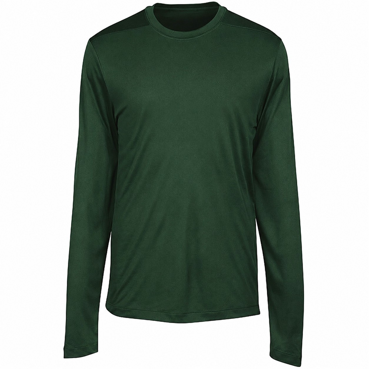 Men's Four-Ounce Polyester Long Sleeve Performance Tee — view 2