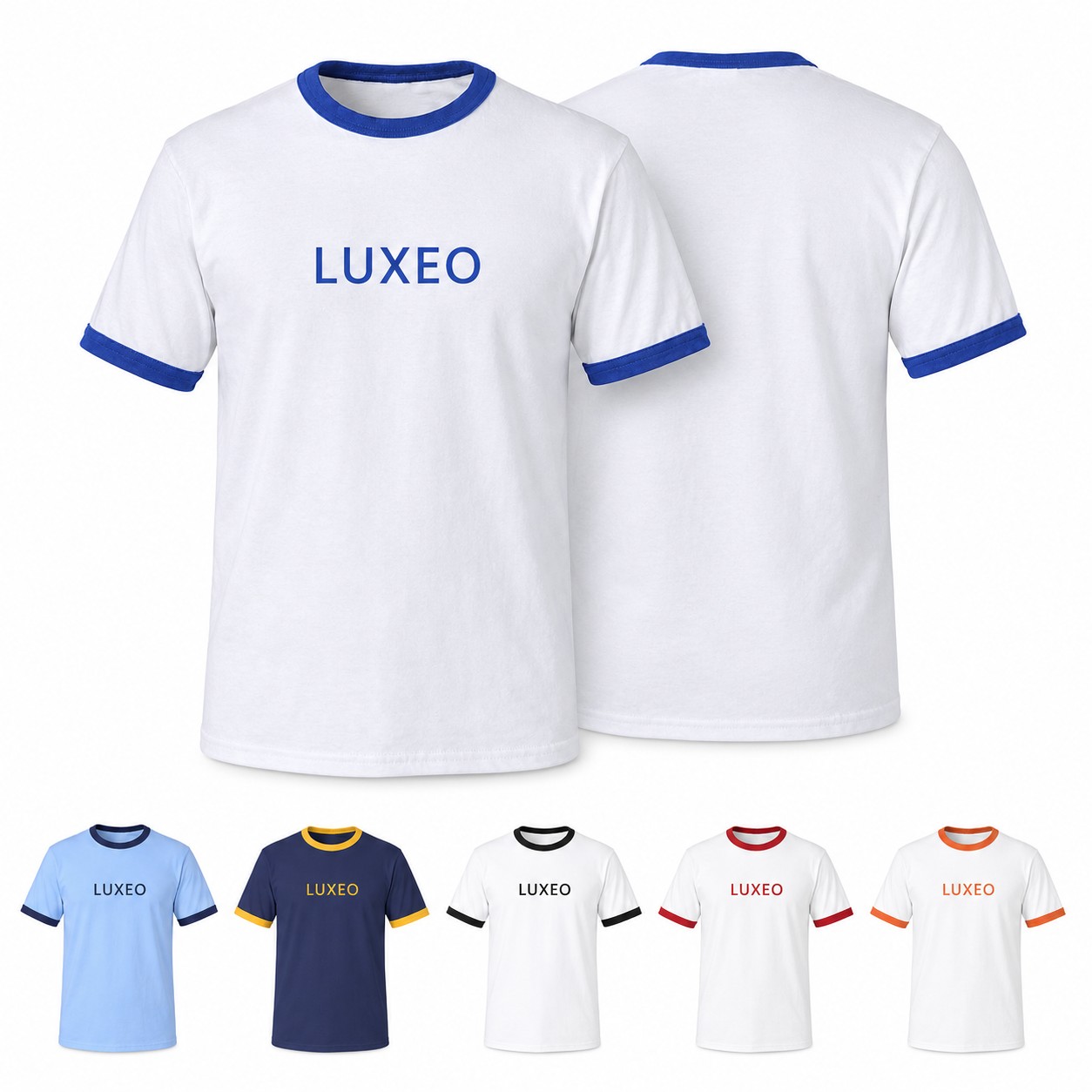 Contrast Trim Ringer Jersey Tee