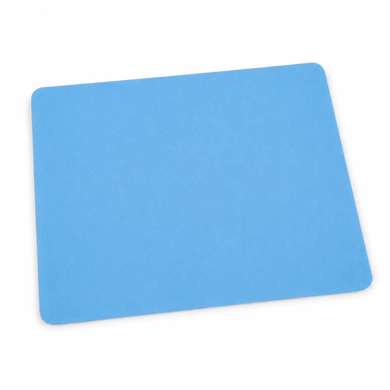 Double-Sided PU Mouse Pad With Coaster — Sky Blue