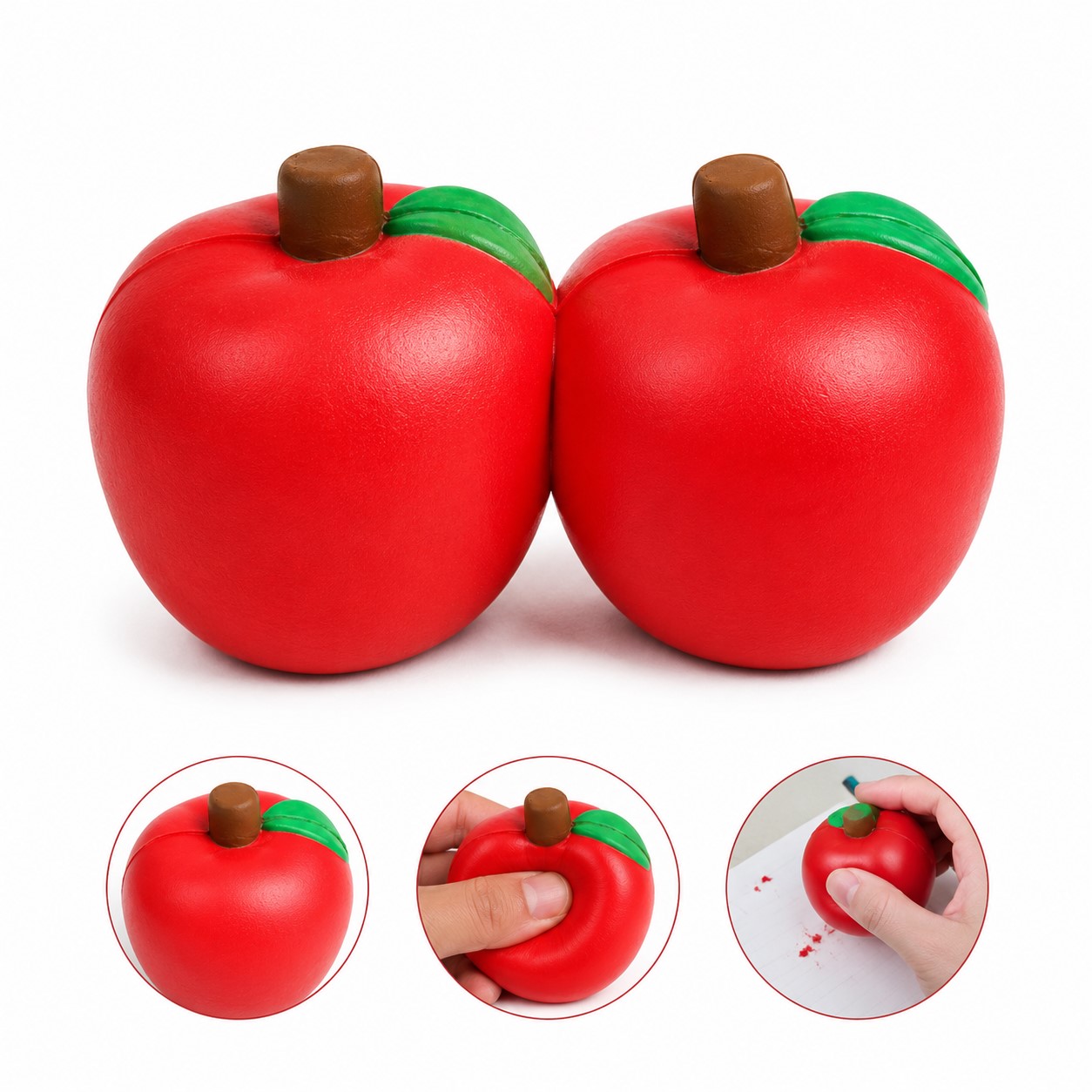 Mini PU Apple Stress Ball