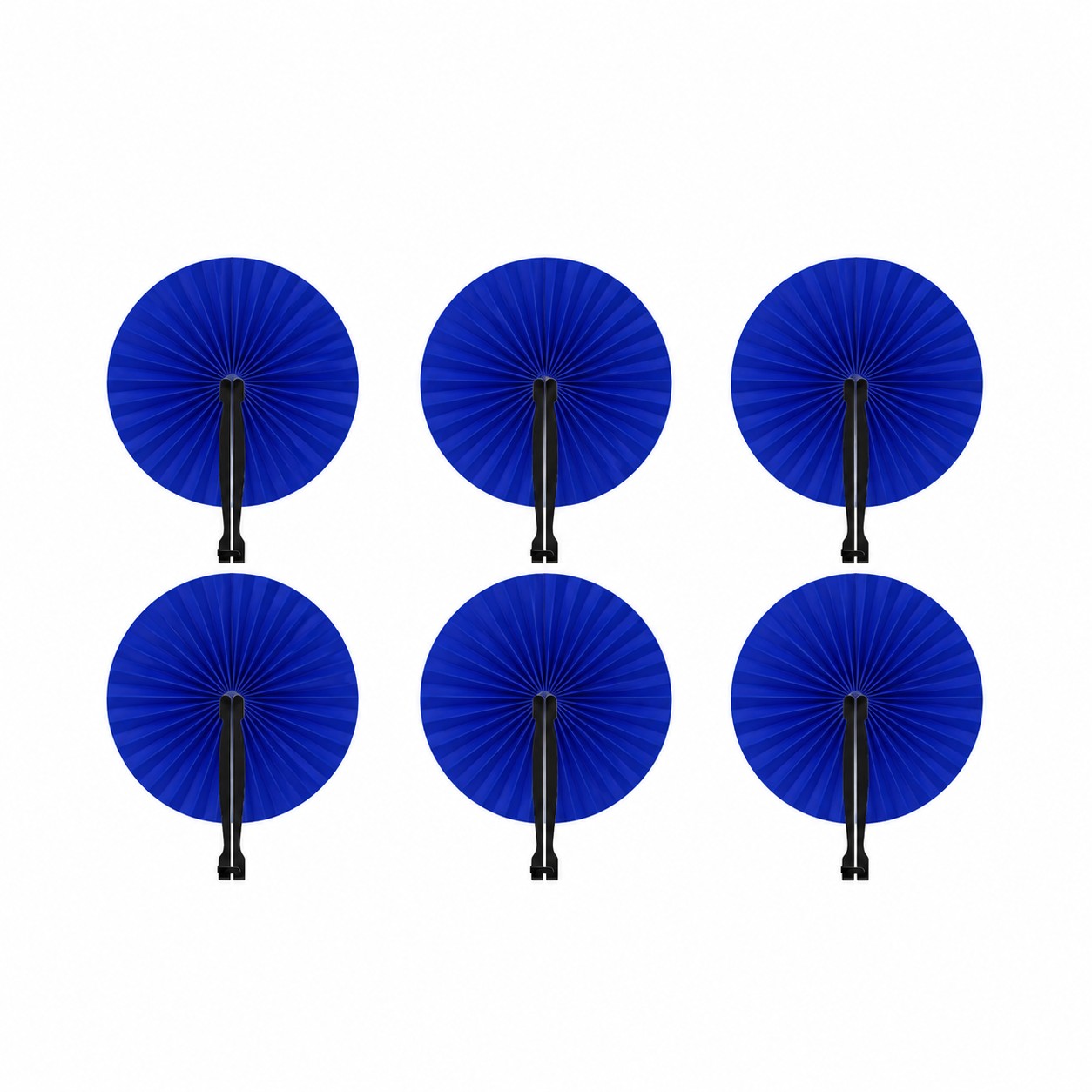 Round Patriotic Paper Fan — view 3