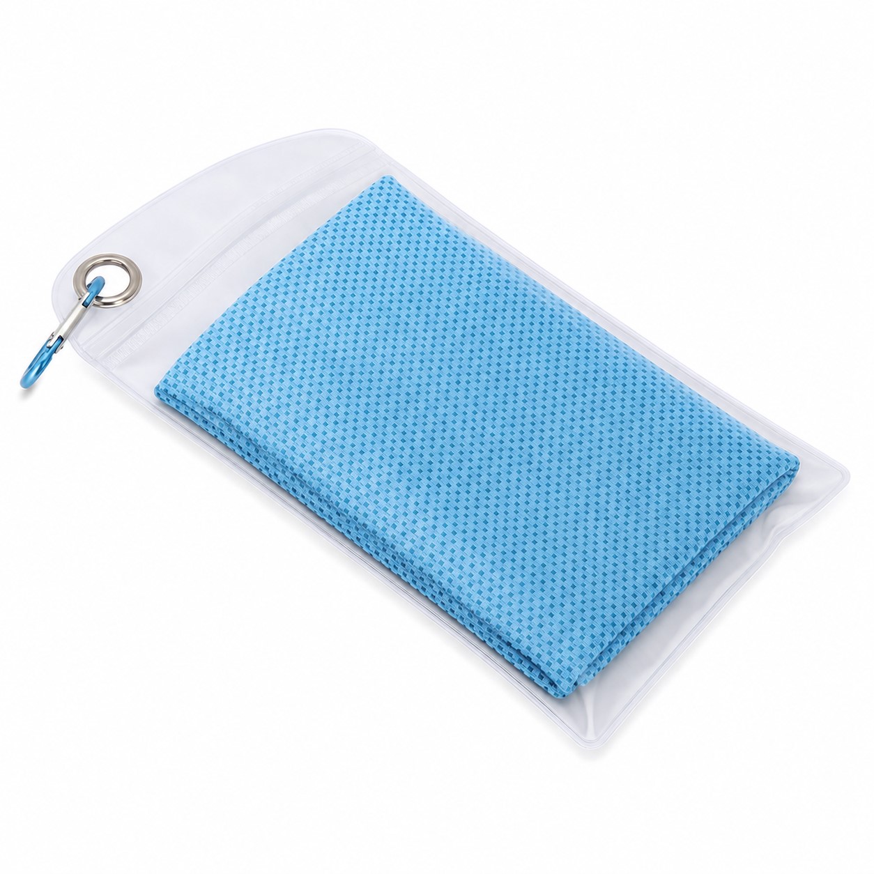Polyester Cooling Fitness Towel — Sky Blue