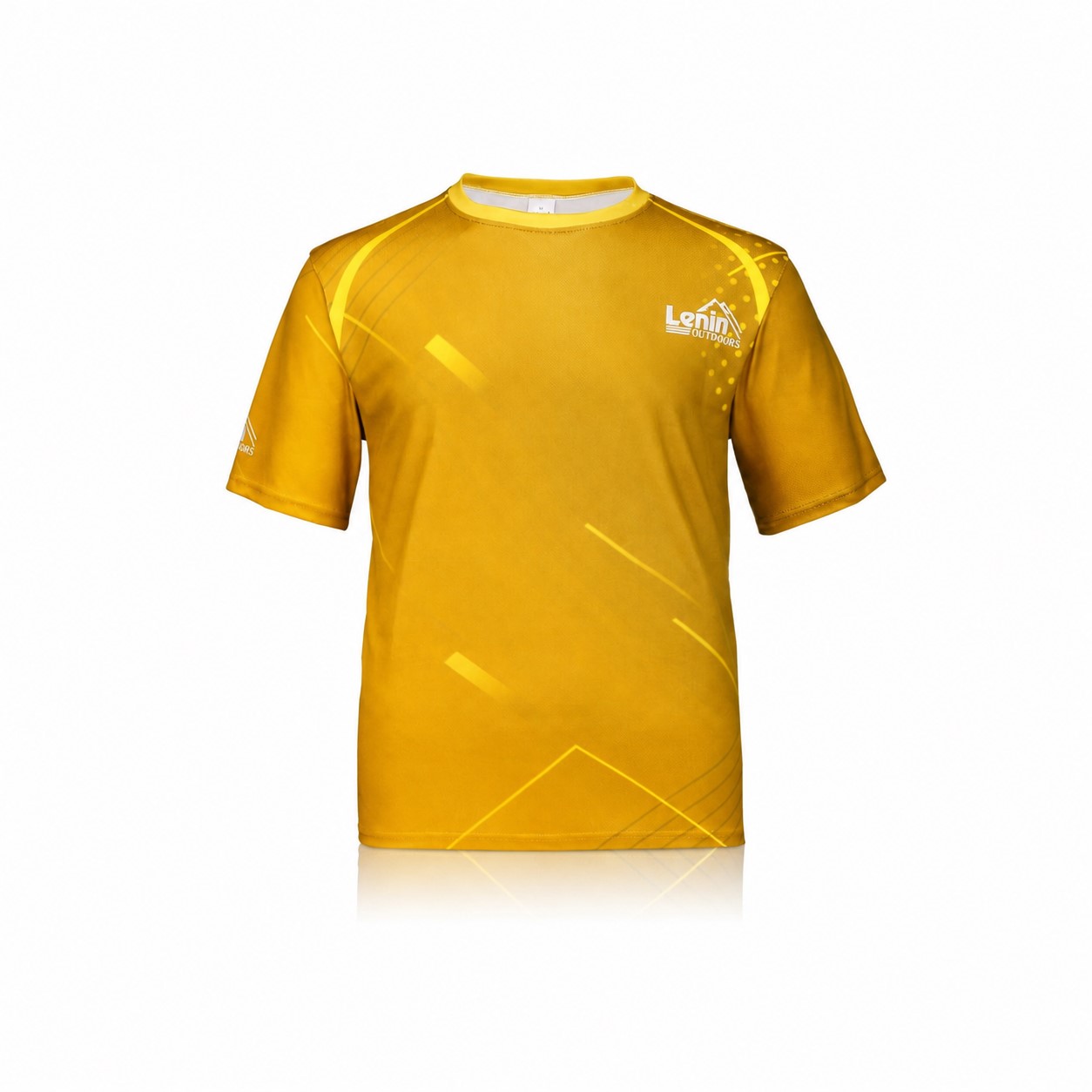 Quick-Drying Polyester Crew Neck T-Shirt — Gold