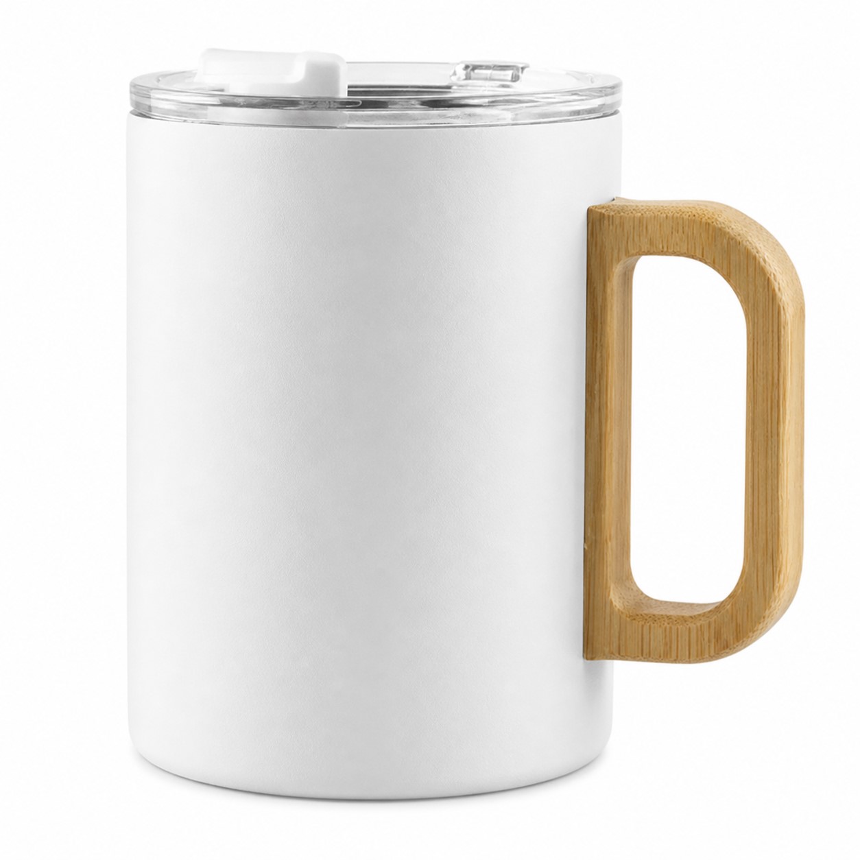 12 Oz Bamboo Handle Vacuum Tumbler — view 2