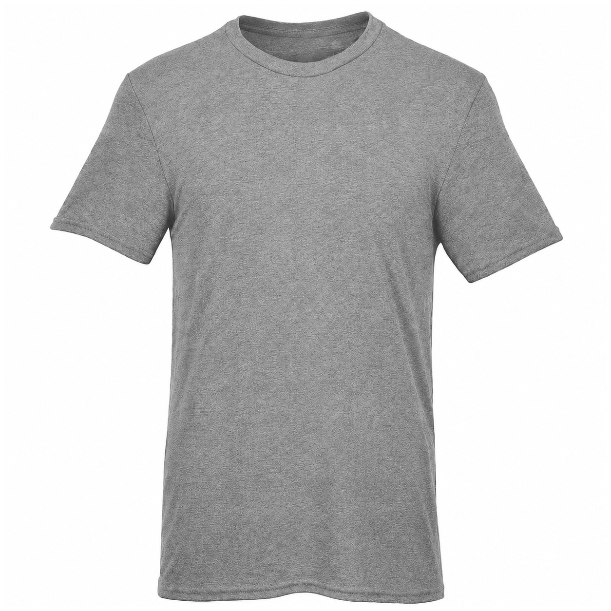 Cotton Jersey Crewneck T-Shirt — Gray