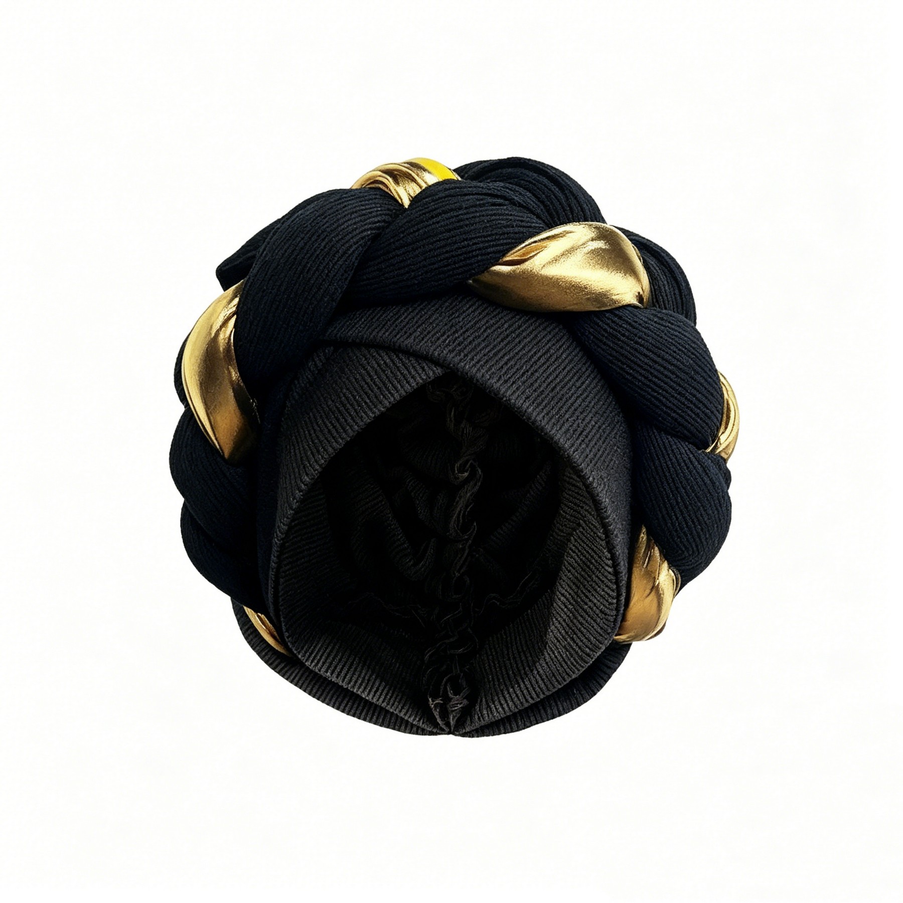 Cotton Color Block Turban Headwrap — view 2
