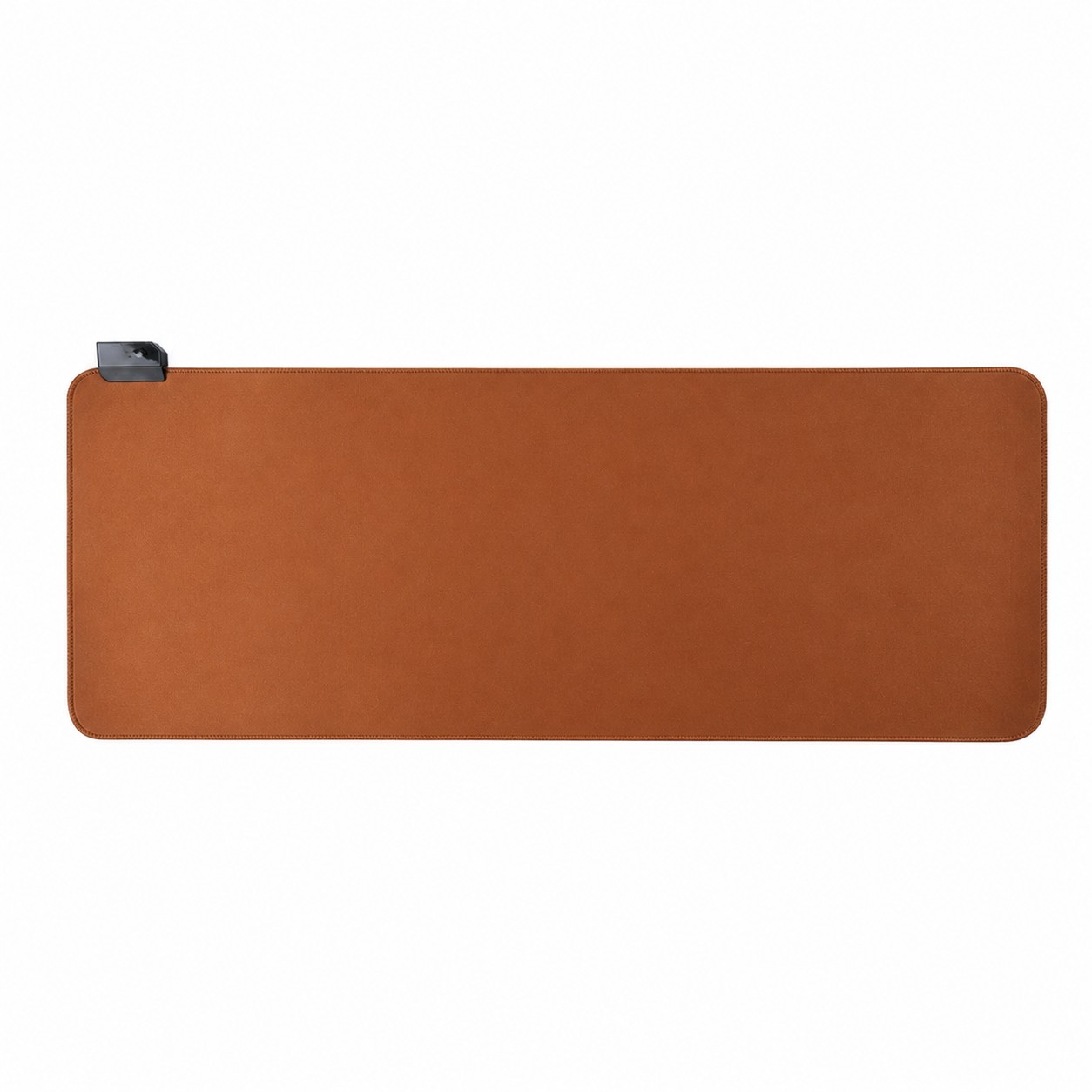 Oversized RGB Gaming Mouse Pad — Copper Brown