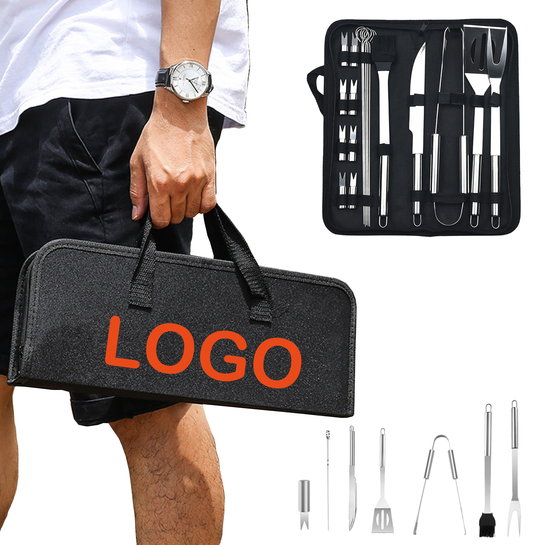 Stainless Steel Barbecue Tool Set