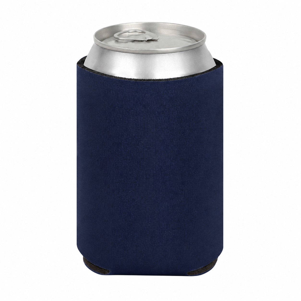 Foam Can Beverage Insulator — Navy Blue