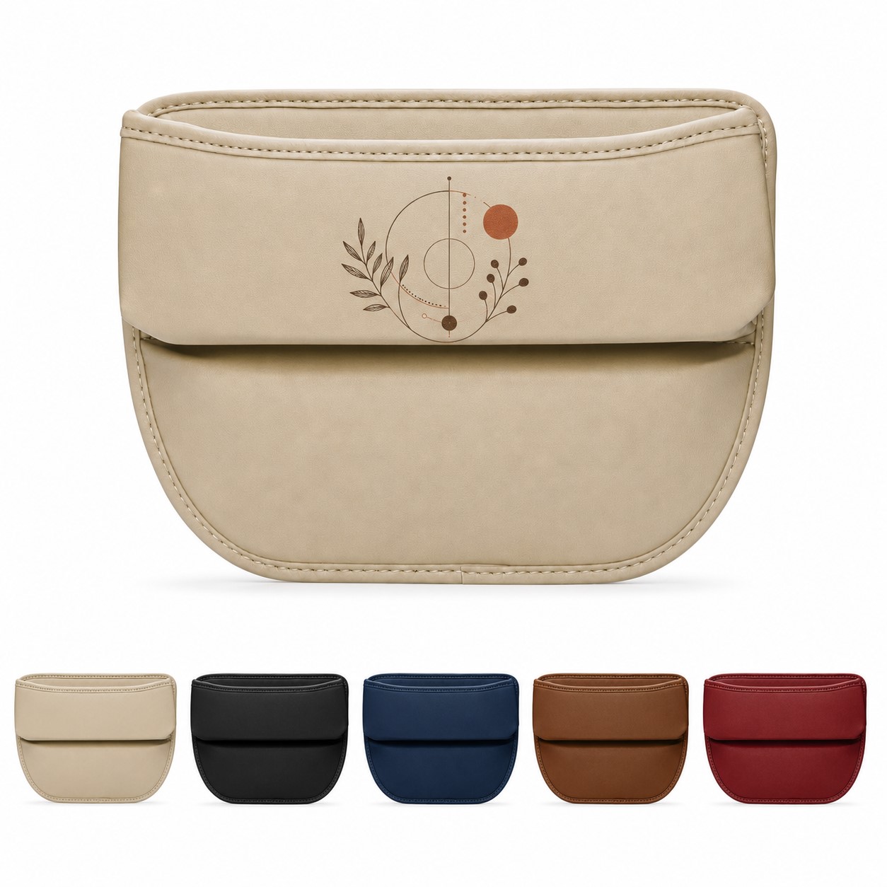 Leather Seat Gap Storage Organizer