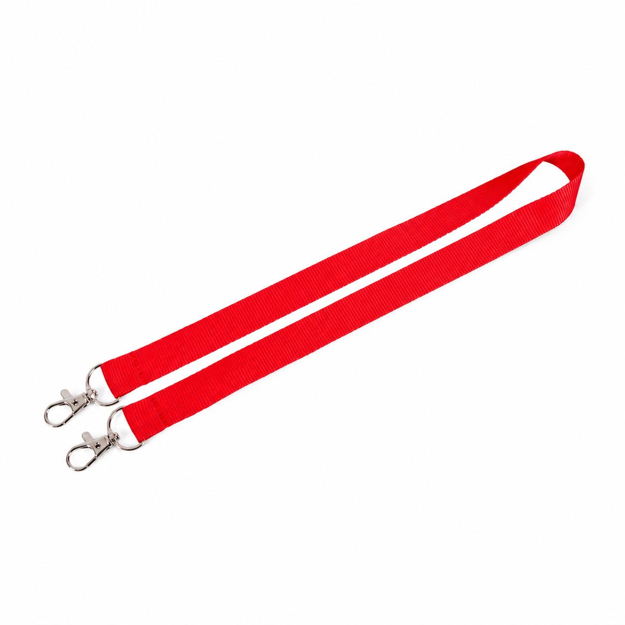 Polyester Dual Clip Lanyard — view 2