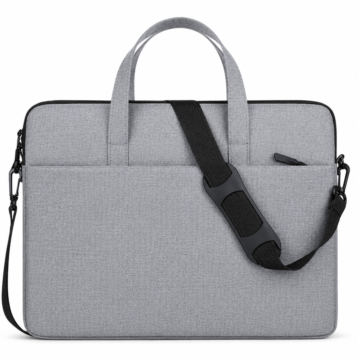 Polyester Laptop Shoulder Bag With Front Pocket — view 2