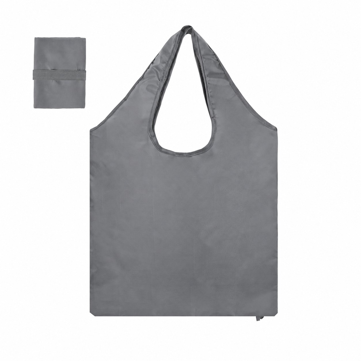 210T Polyester Tote Bag — Gray