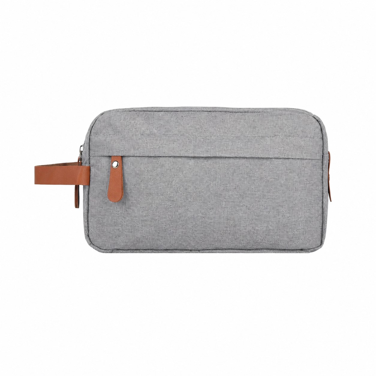 300D Polyester Roomy Toiletry Bag — Gray
