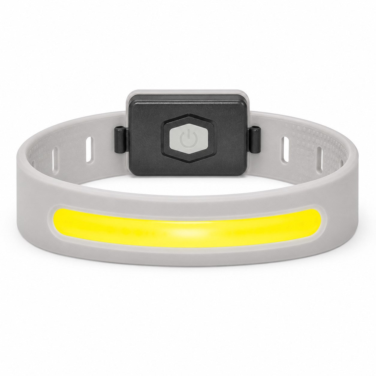 Adjustable COB Silicone Visibility Wristband — view 2