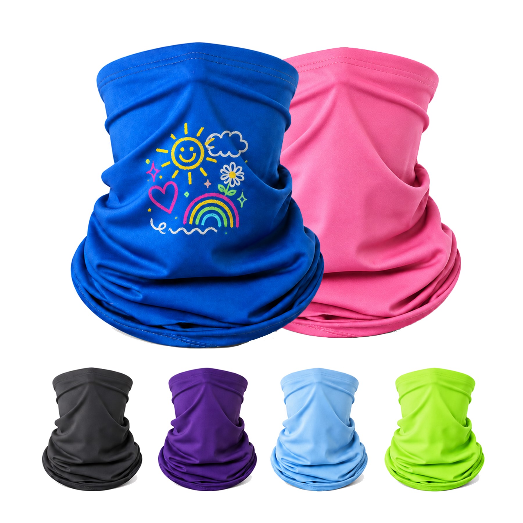 Quick Dry Polyester Multifunction Neck Gaiter