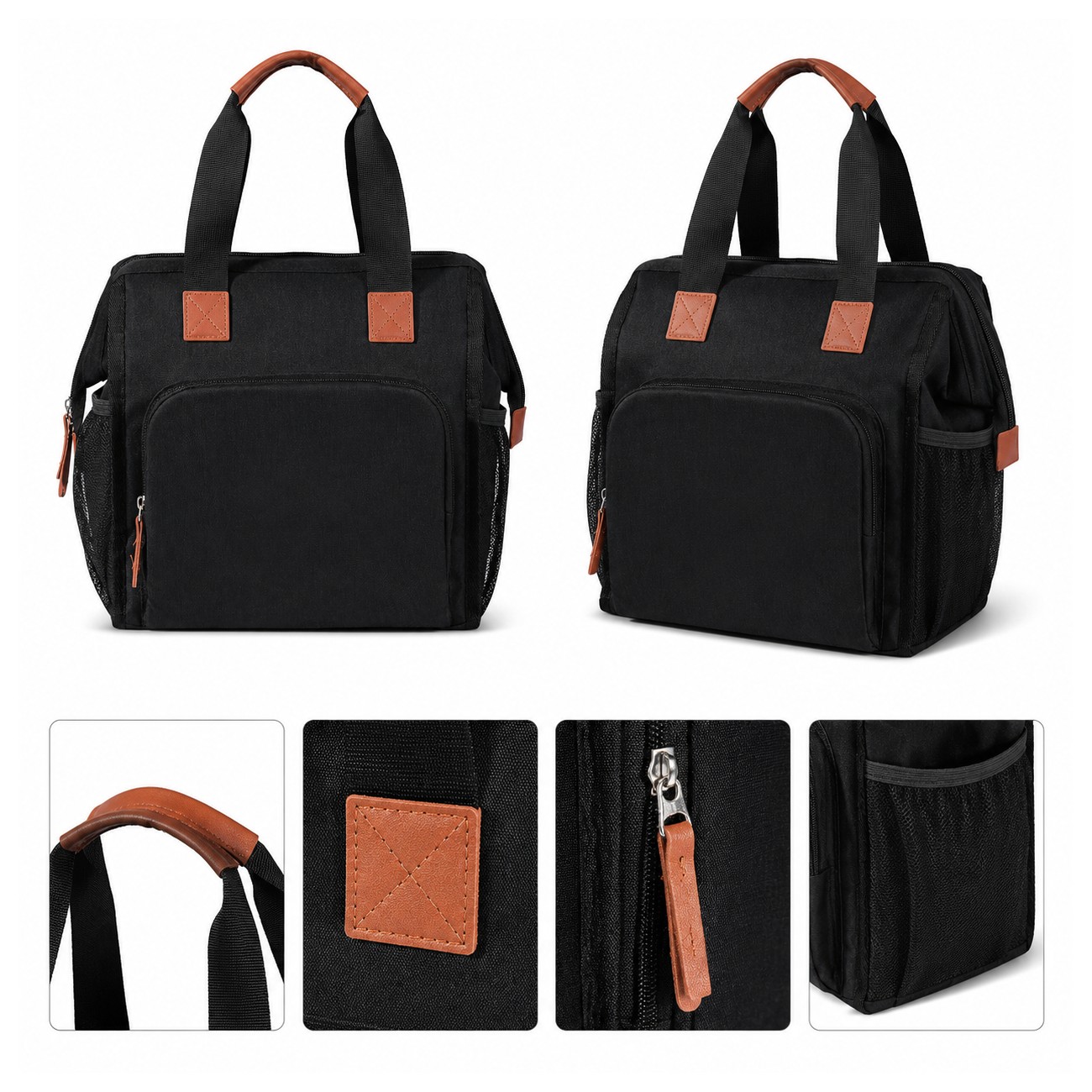 300D Poly Gray Lunch Cooler