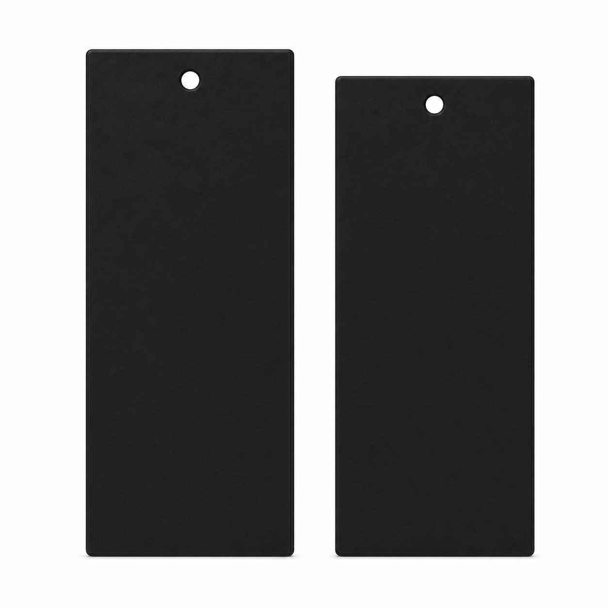 Black Paper Clothing Hang Tags With String — view 2