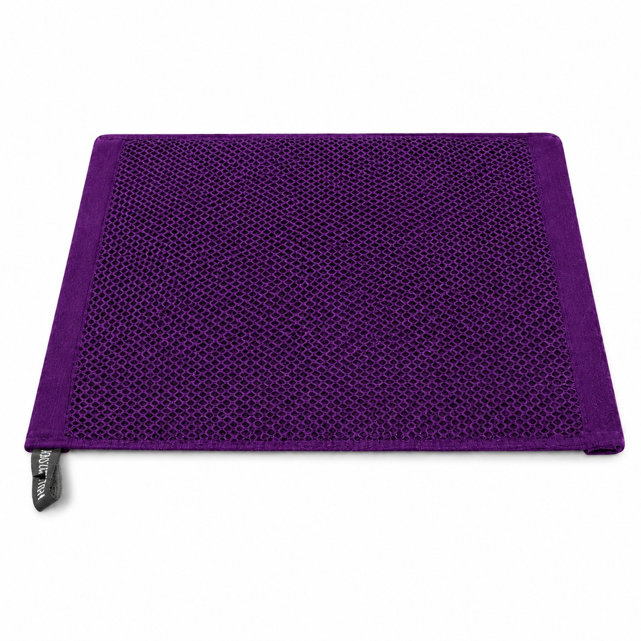 Square Cotton Kitchen Dish Towel — Deep Purple
