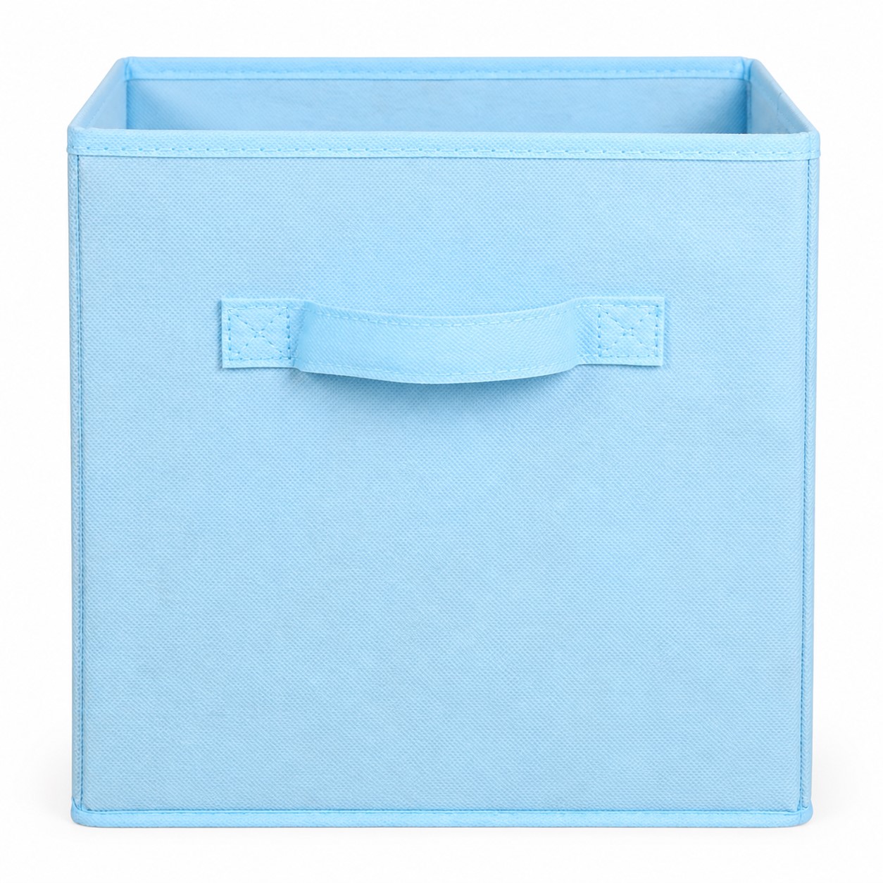 Nonwoven Collapsible Storage Cube With Front Handle — view 2