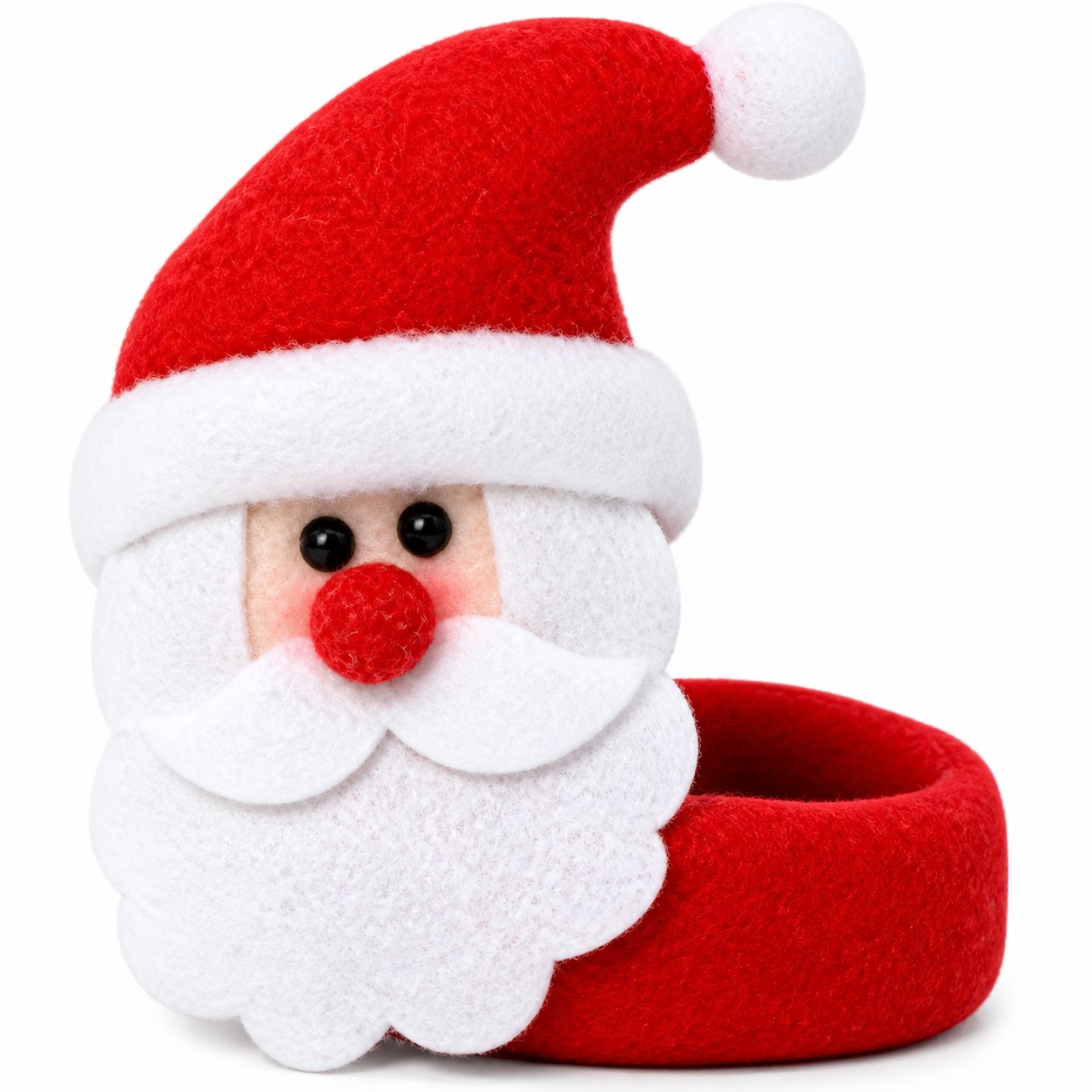 Santa Wine Glass Charm With Wraparound Band — view 2
