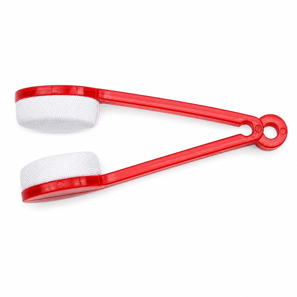 Metal Eyeglass Cleaning Tool With Dual Pads — view 2