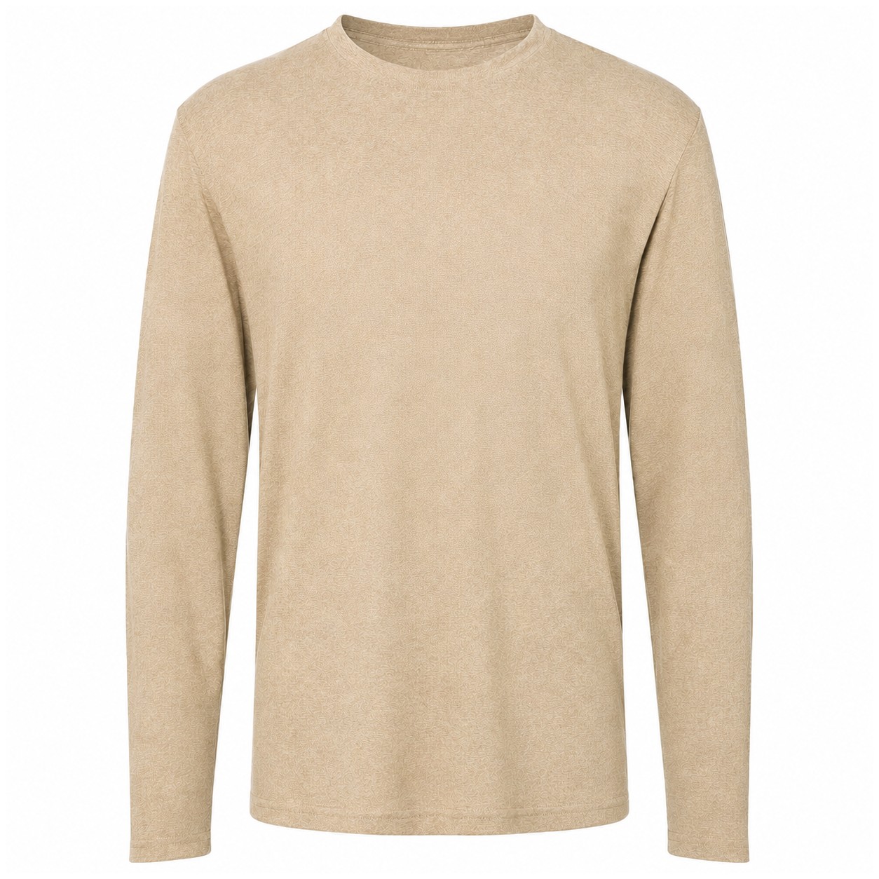 Ladies Moisture Wicking Quarter Zip Pullover — Tan Beige
