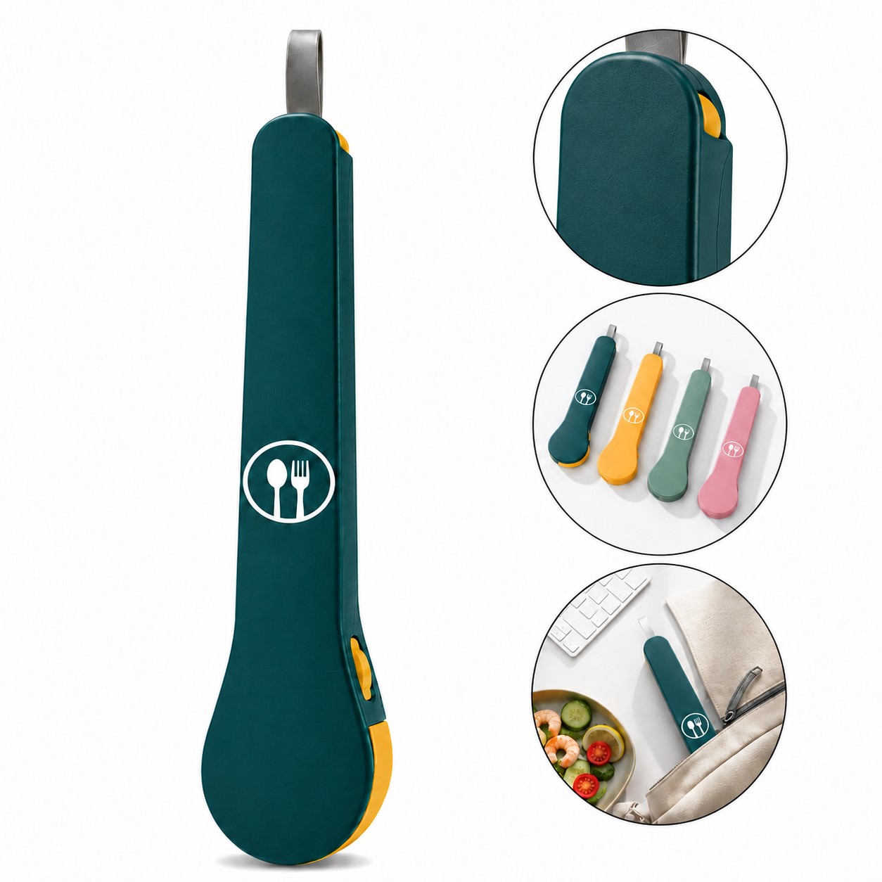 Compact Polypropylene Dining Utensil Kit