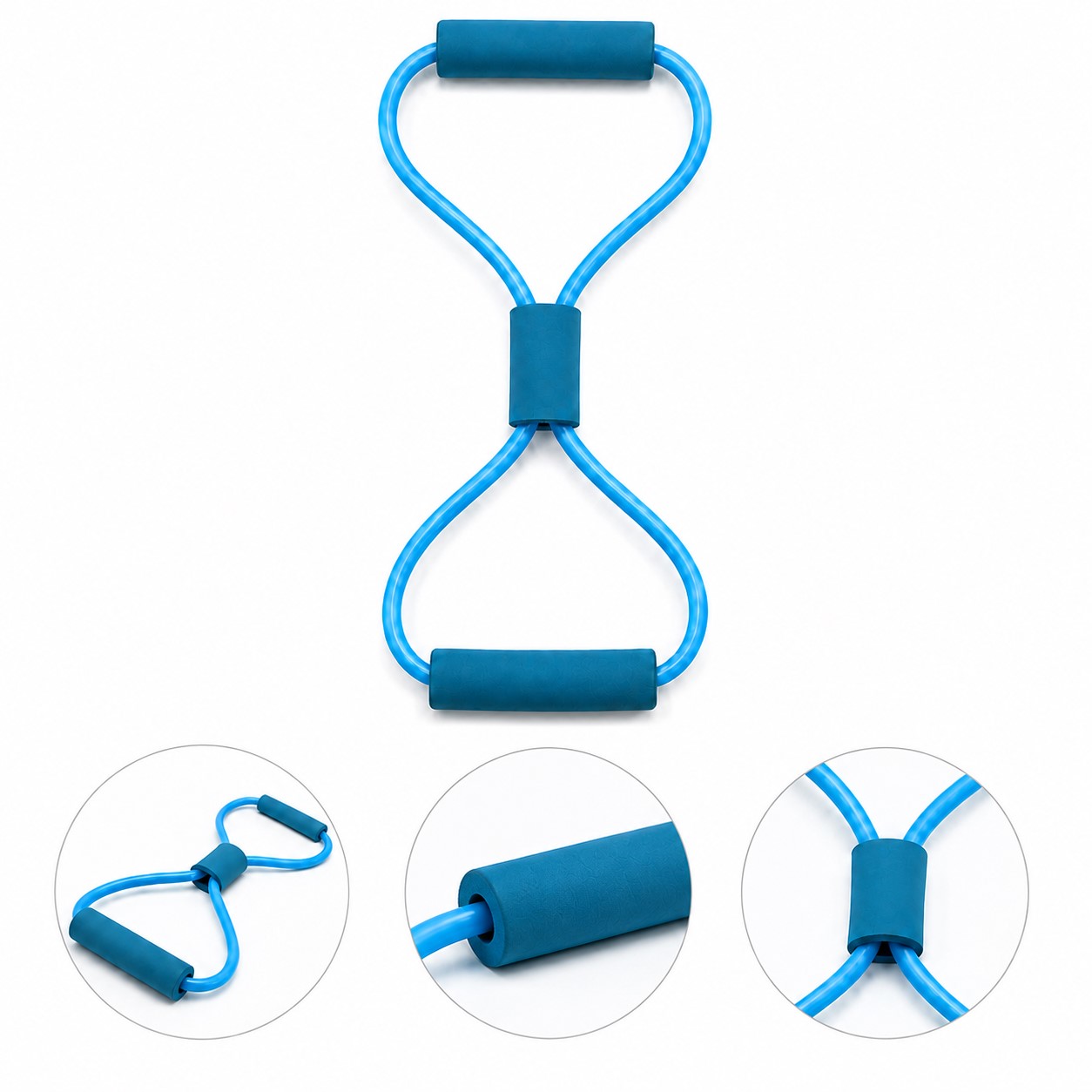 Double Loop Foam Grip Chest Expander