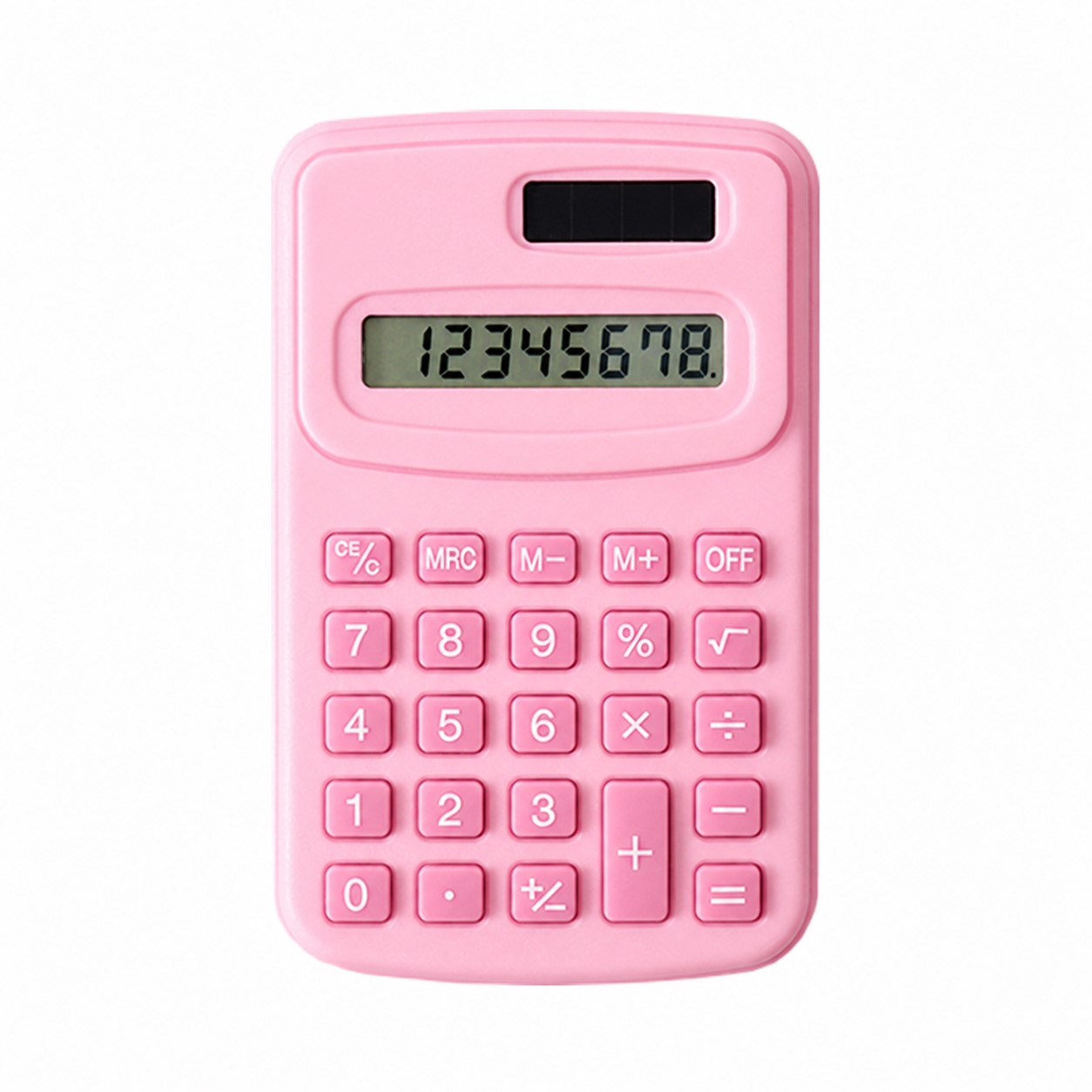Mini ABS Solar Calculator — Pink