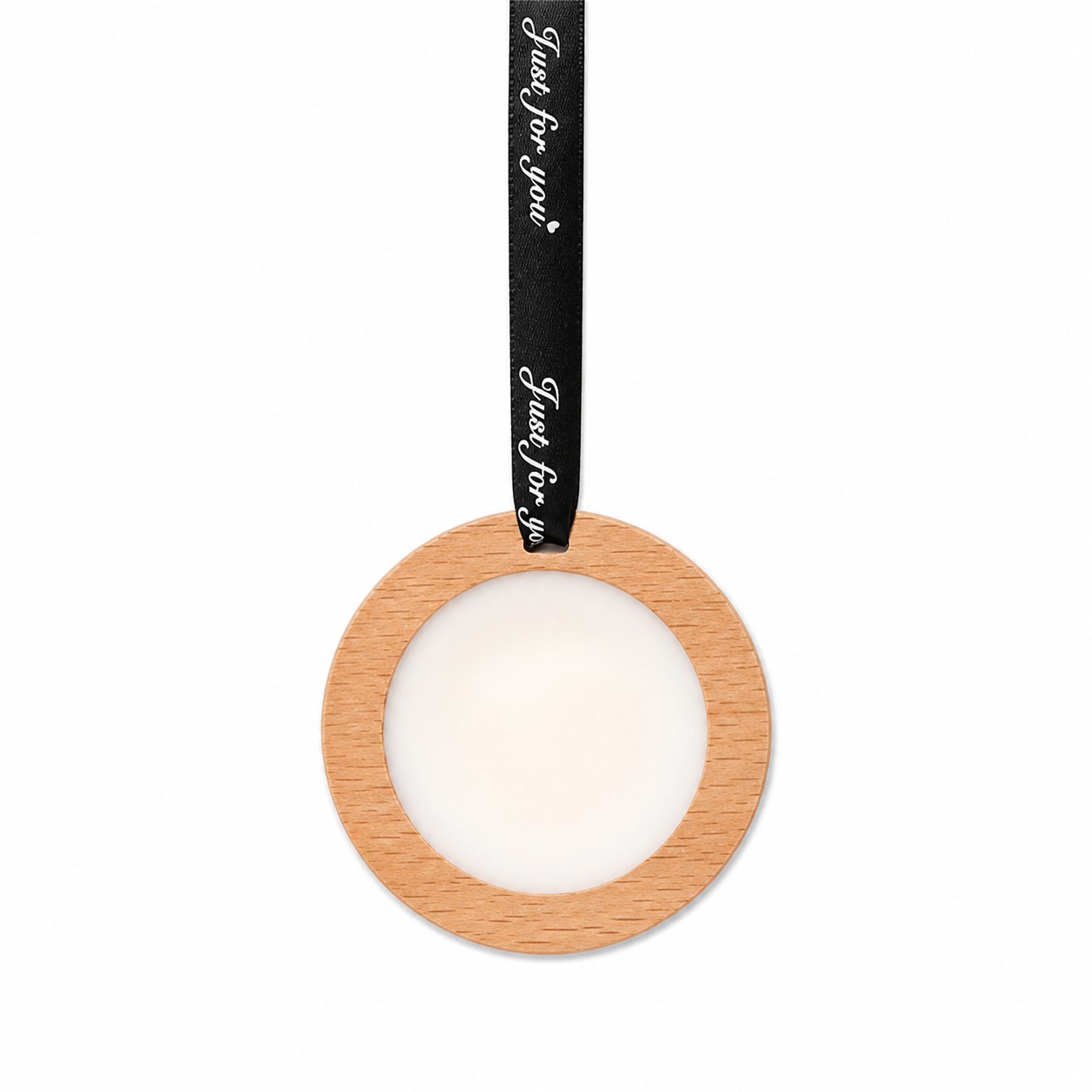 Round Bamboo Hanging Wax Sachet — view 2