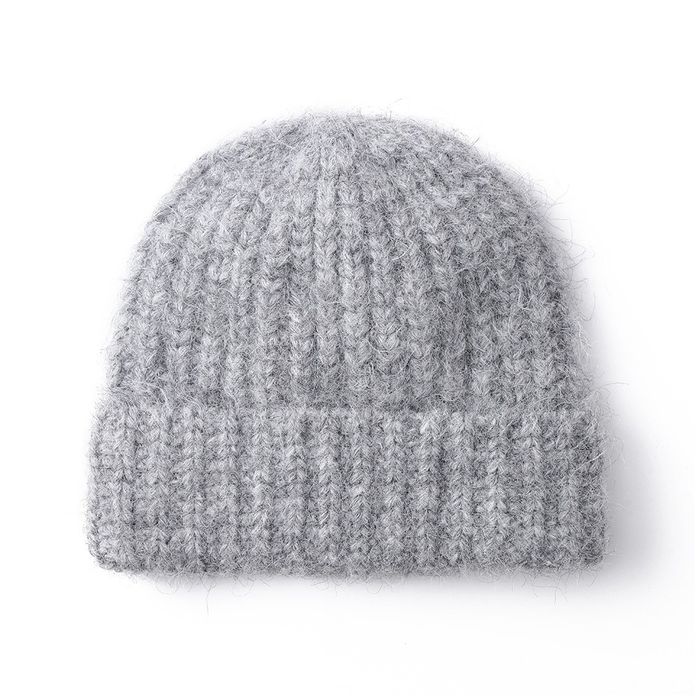 Fuzzy Polyester Cuffed Watch Beanie — view 2