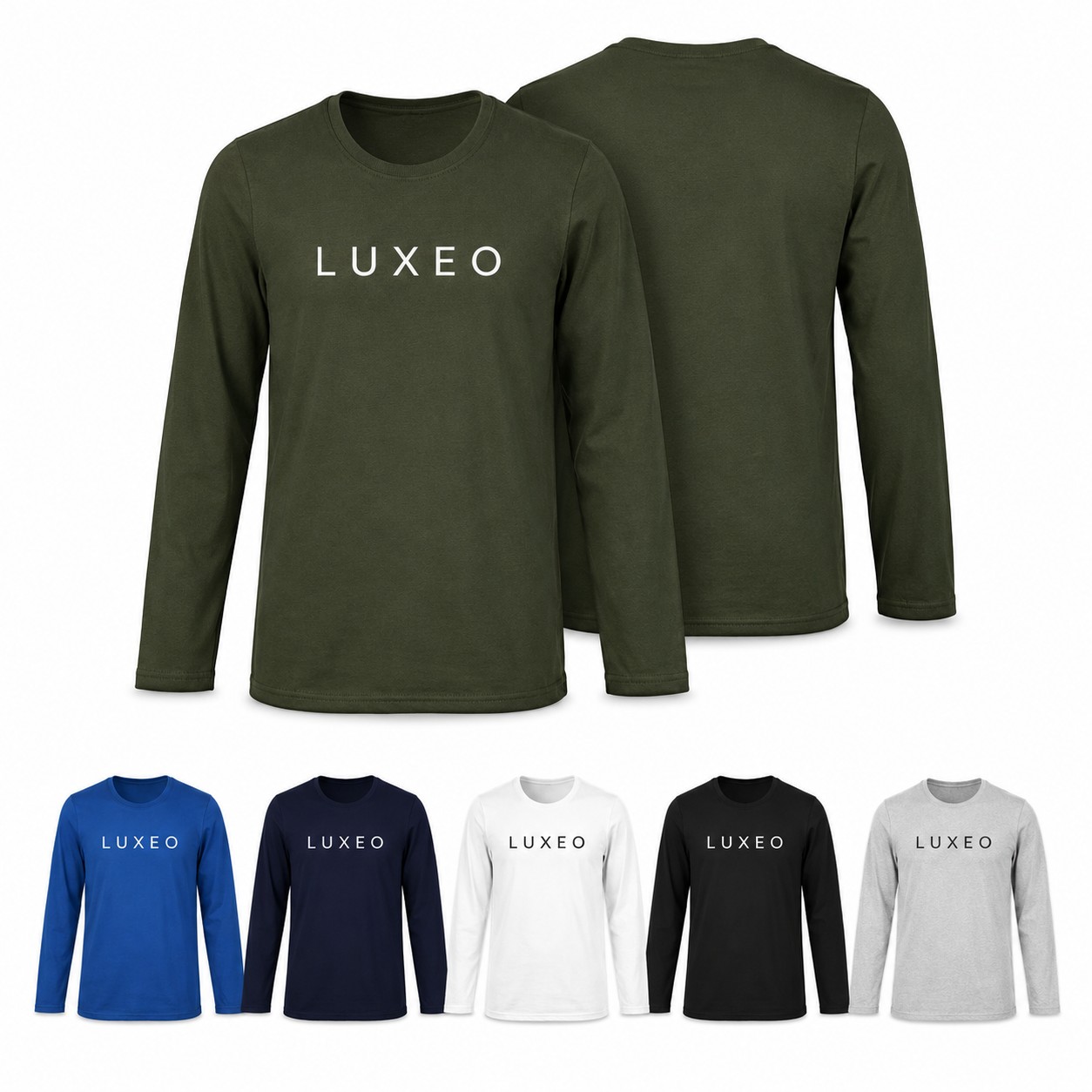 Ringspun Cotton Long Sleeve Crew Shirt