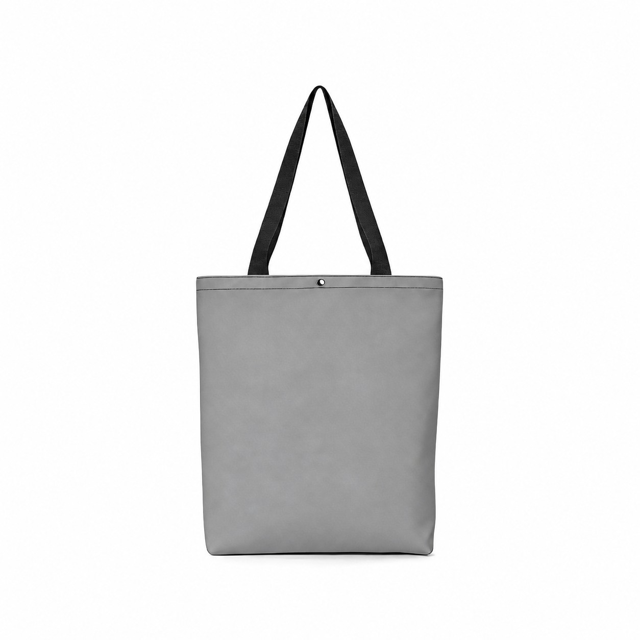 600D Polyester Gusseted Tote Bag — Gray