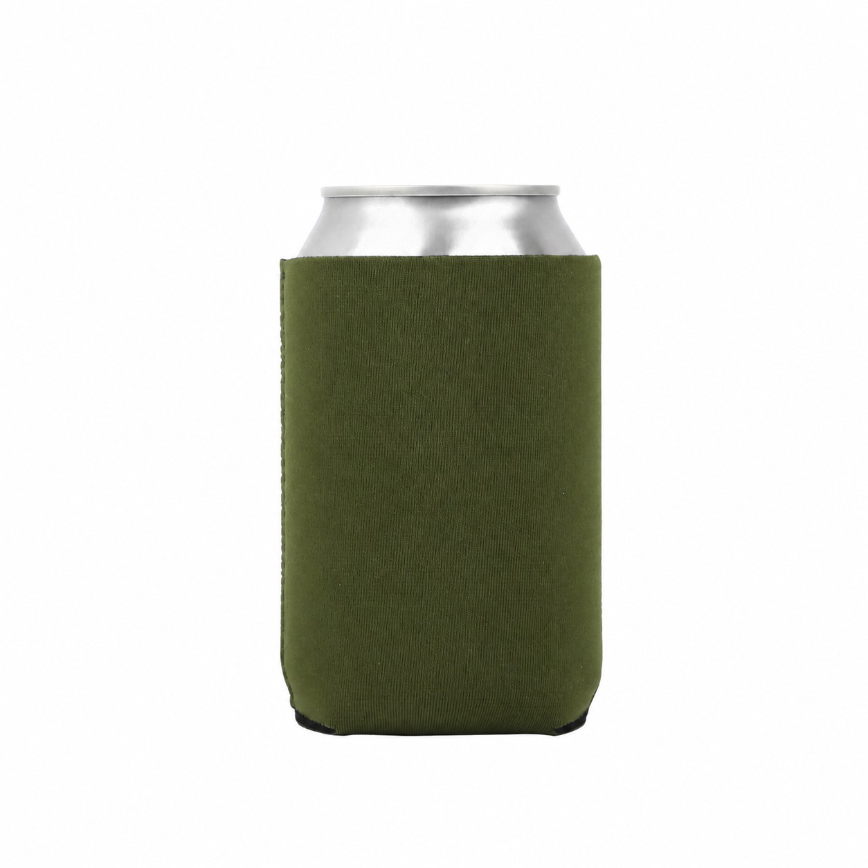 12 Oz Neoprene Can Cooler — Army Green
