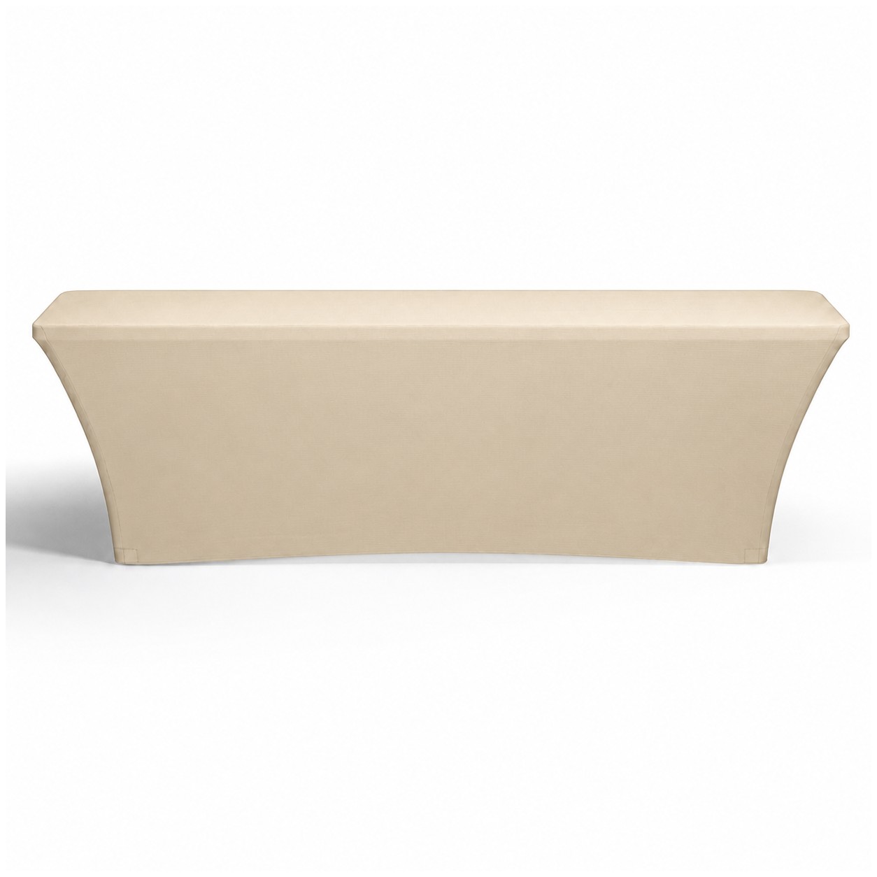8-Foot Standard Stretch Table Cover — Beige