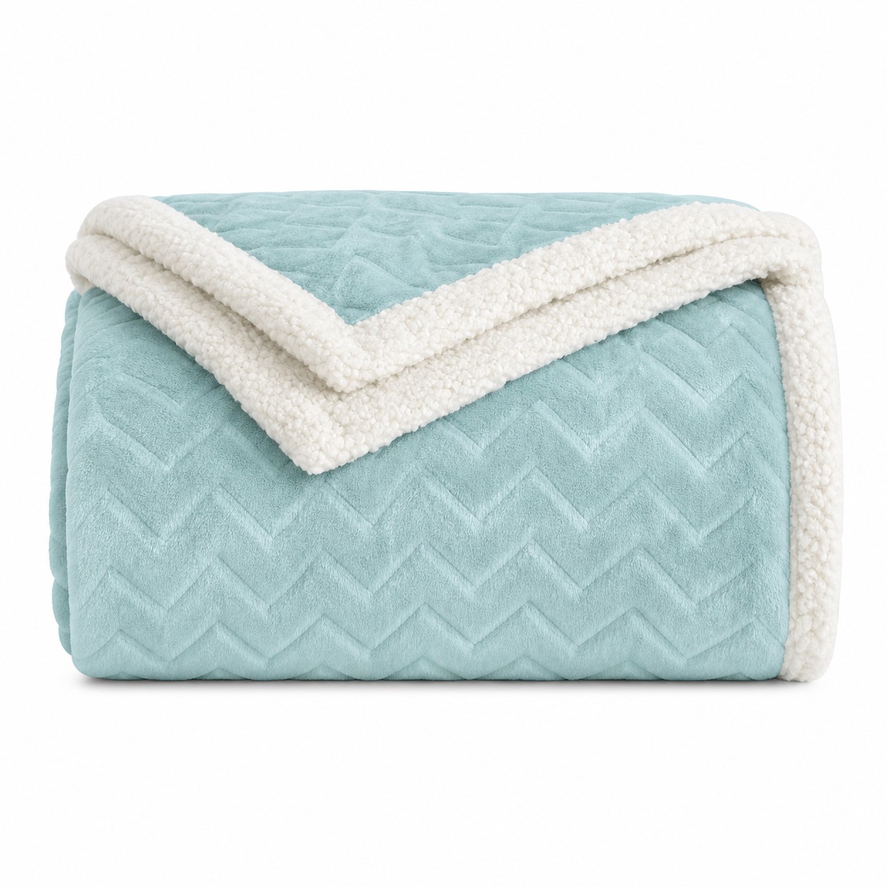 Double Layer Flannel Throw Blanket — view 2