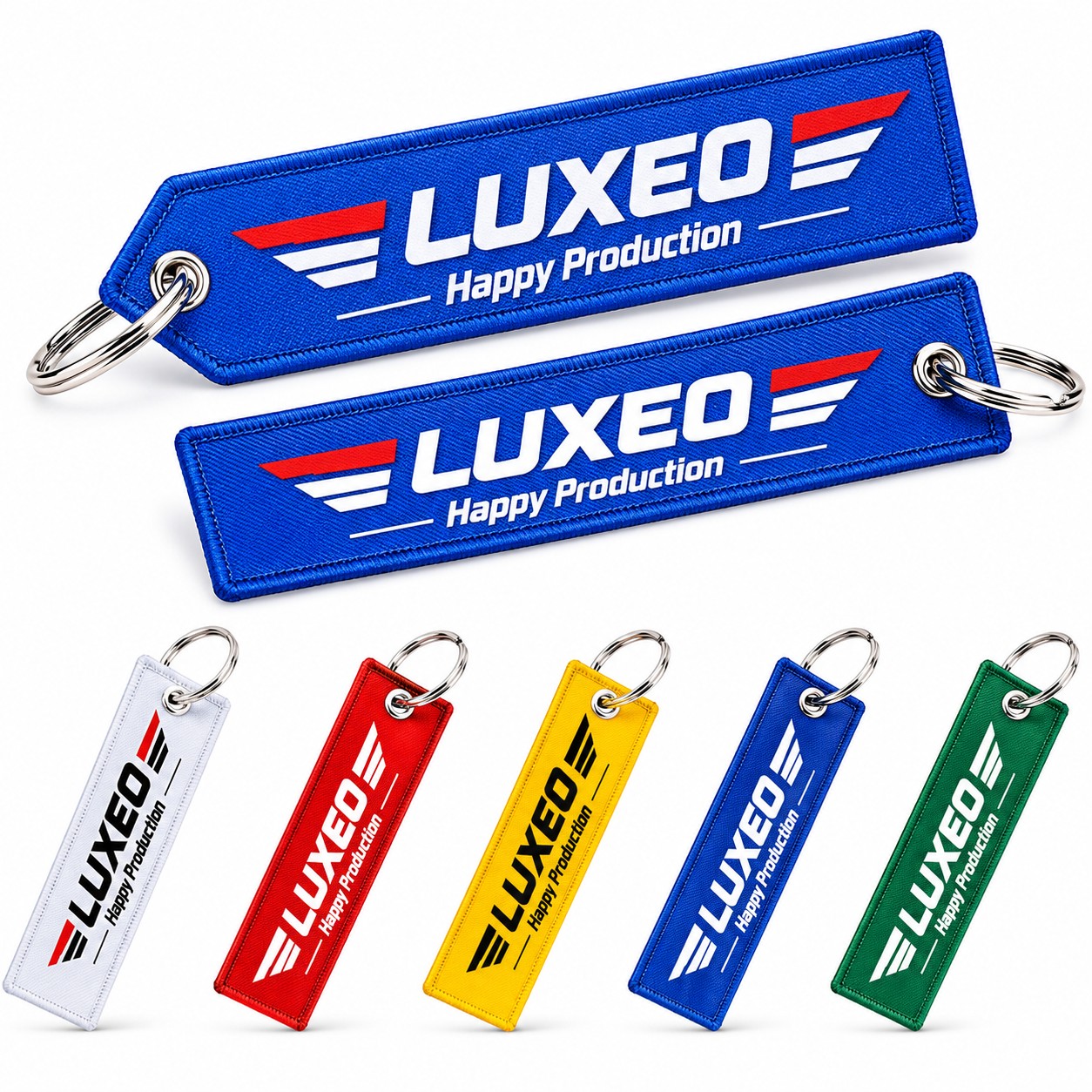 Cotton Twill Luggage Key Tag