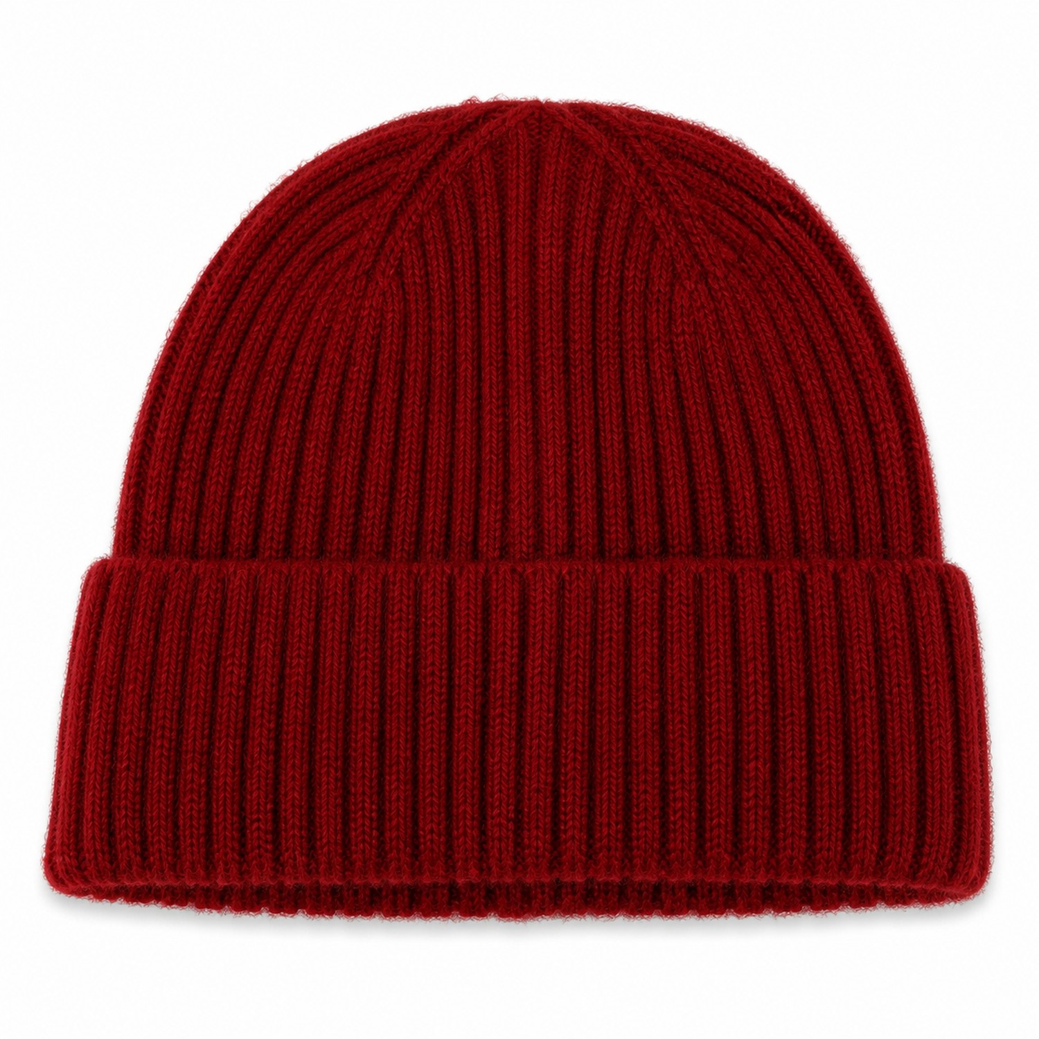 Cashmere Rib Knit Beanie — view 2