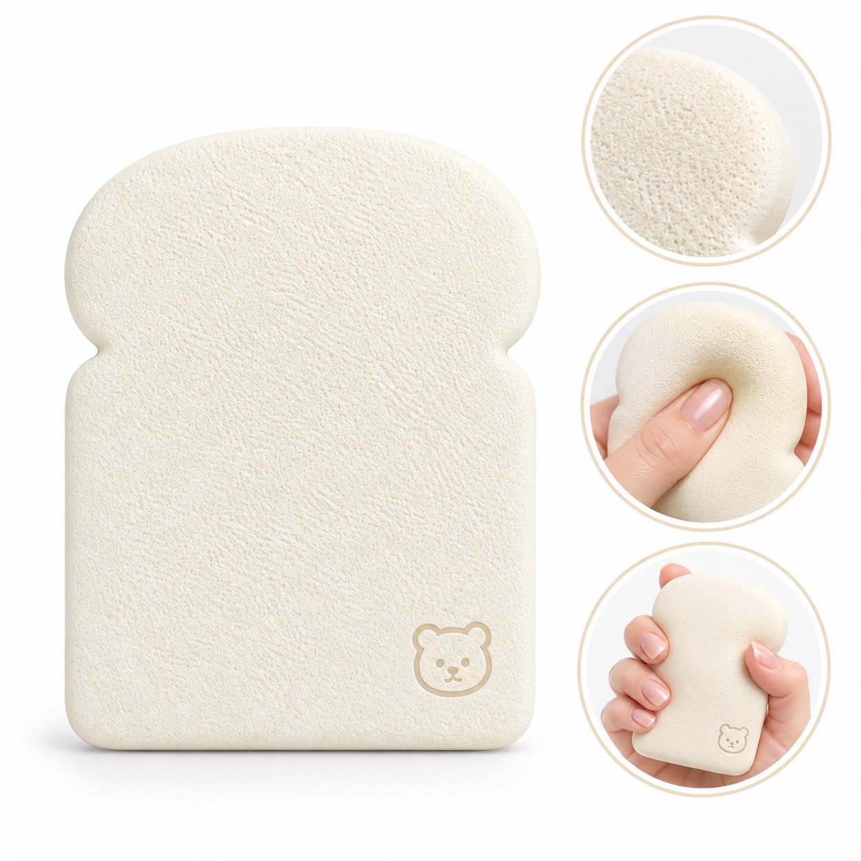 Molded Toast PU Foam Stress Reliever