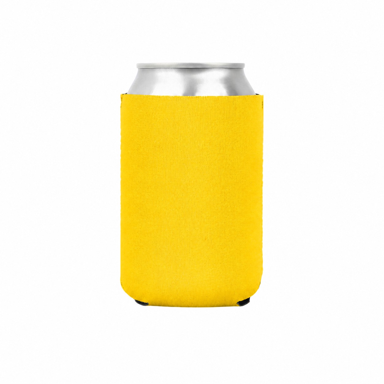 Magnetic Neoprene Can Cooler — Yellow