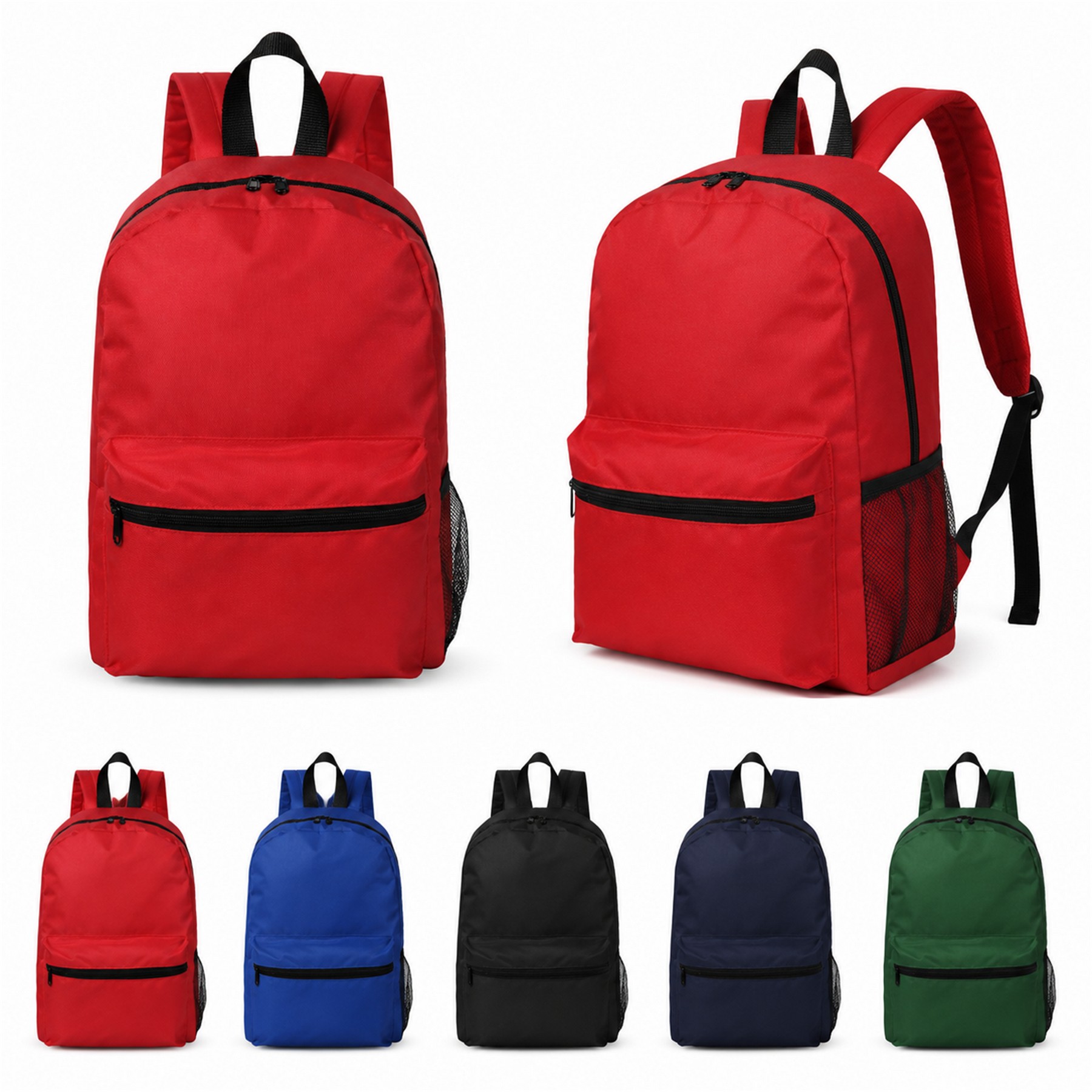 High Zippered Storage Backpack