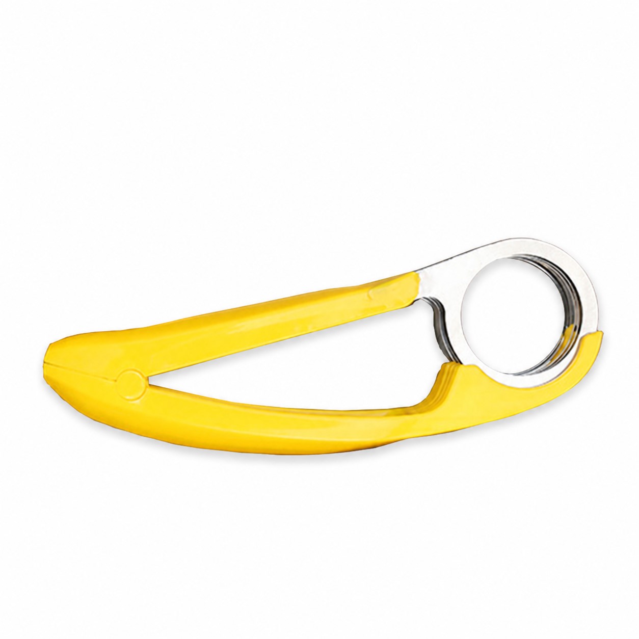 Banana Cutter With Stainless Blades — Yellow