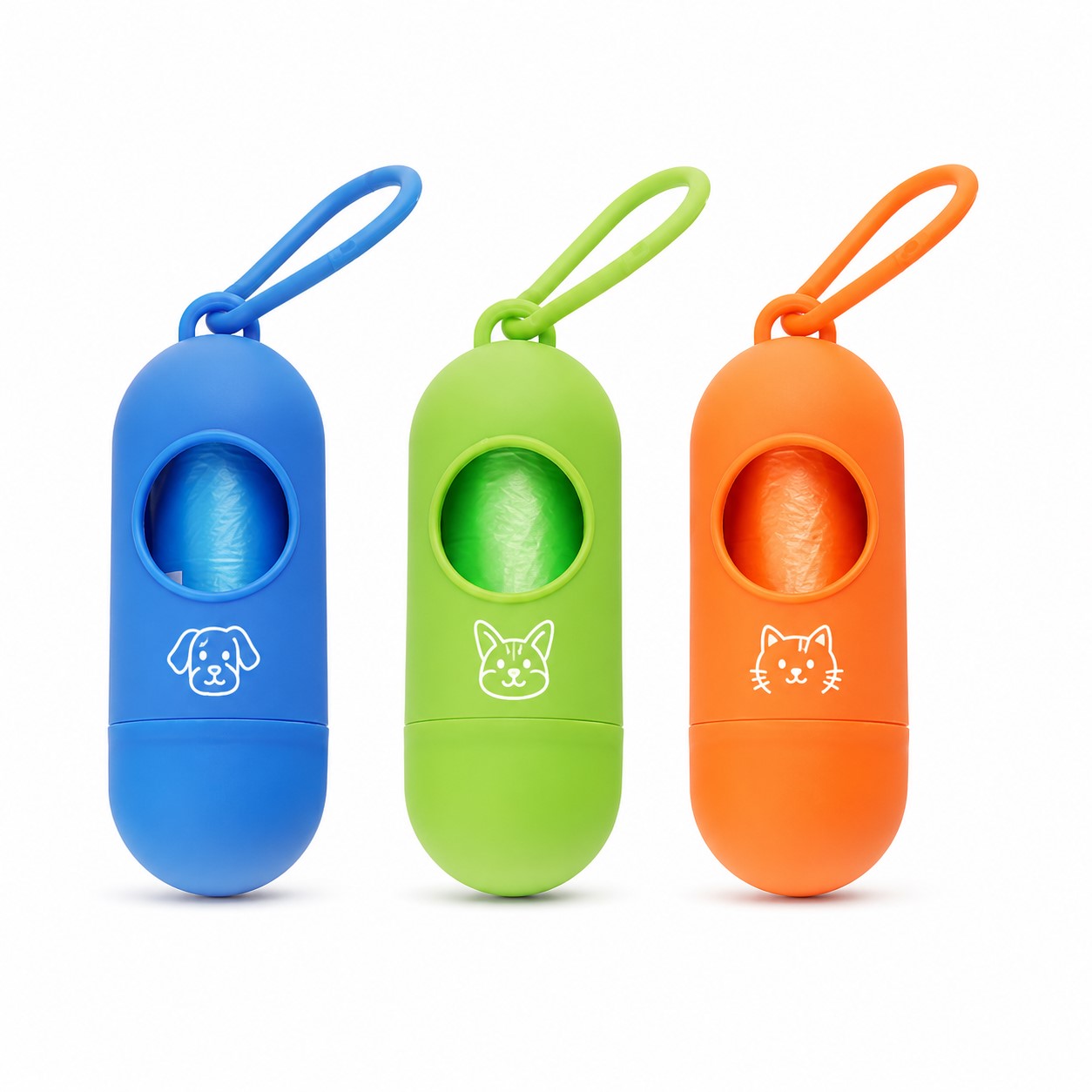 Clip On ABS Pet Waste Bag Dispenser