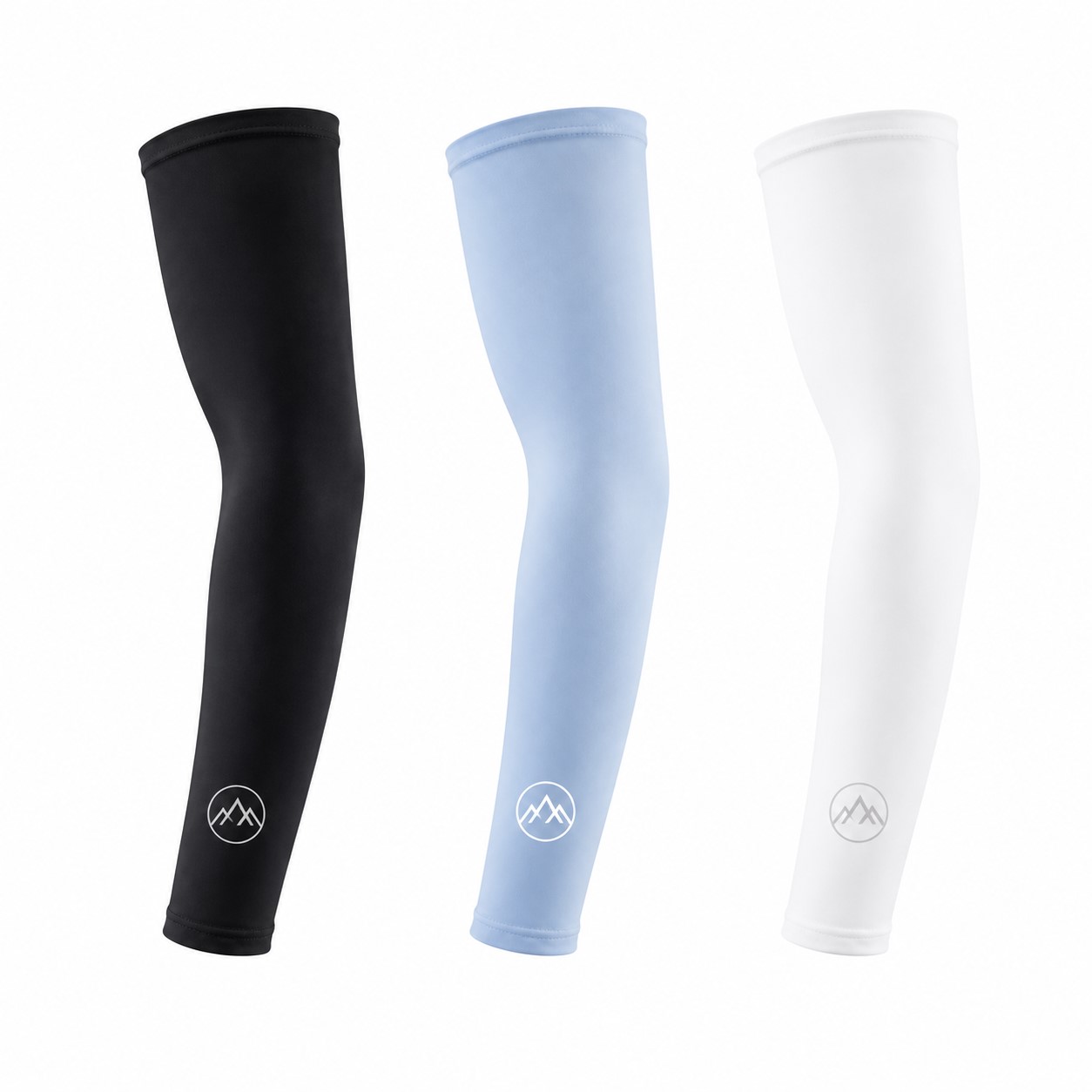 Sun Protection Polyester Spandex Arm Sleeves — view 1