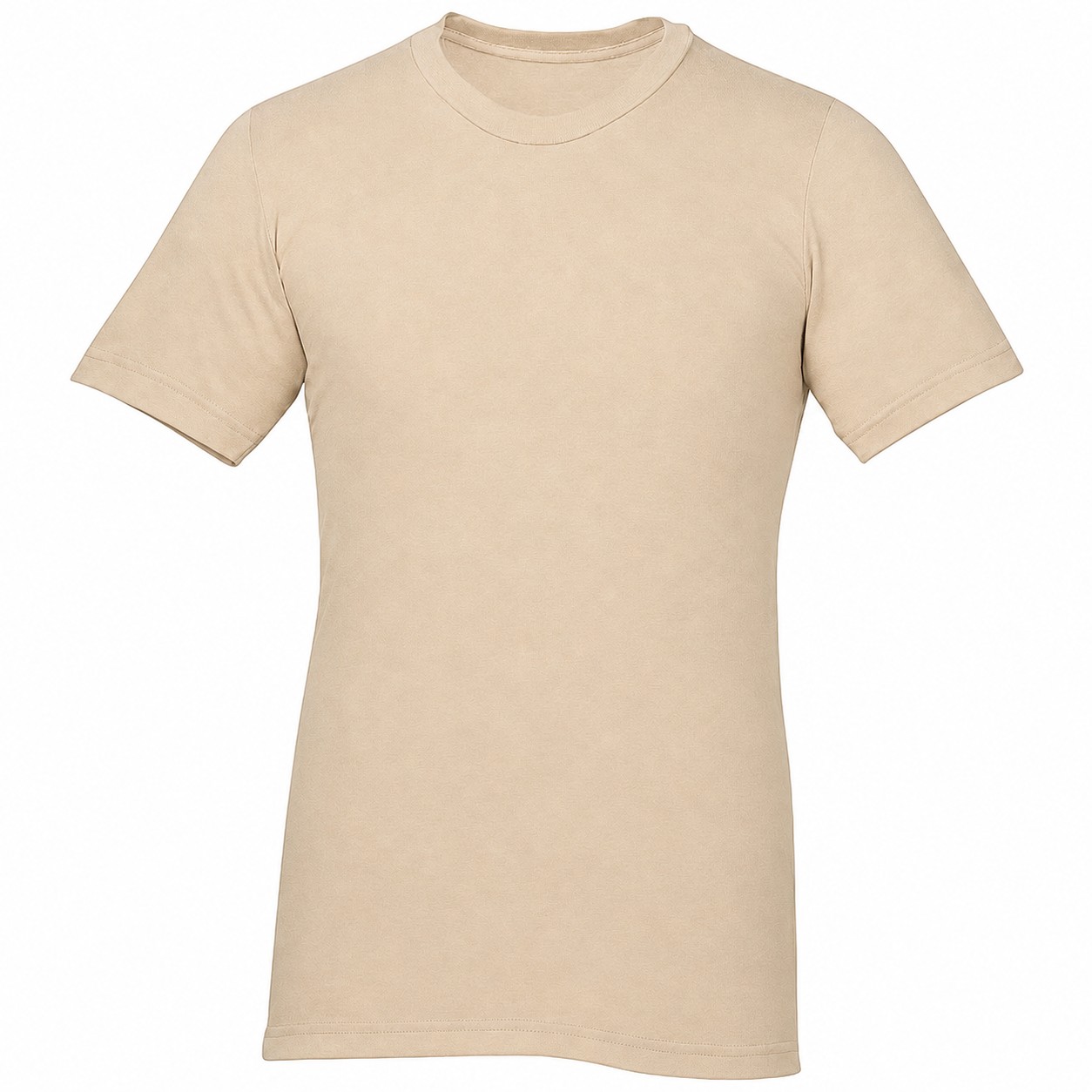 Men's Fitted Fine Jersey Shirt — Beige