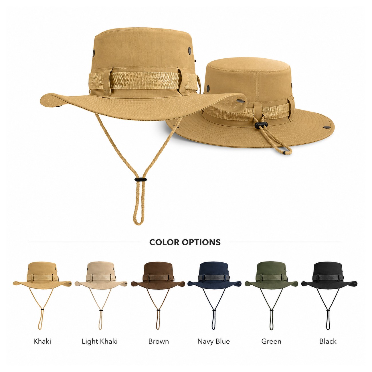 Cotton-Polyester Boonie Bucket Hat
