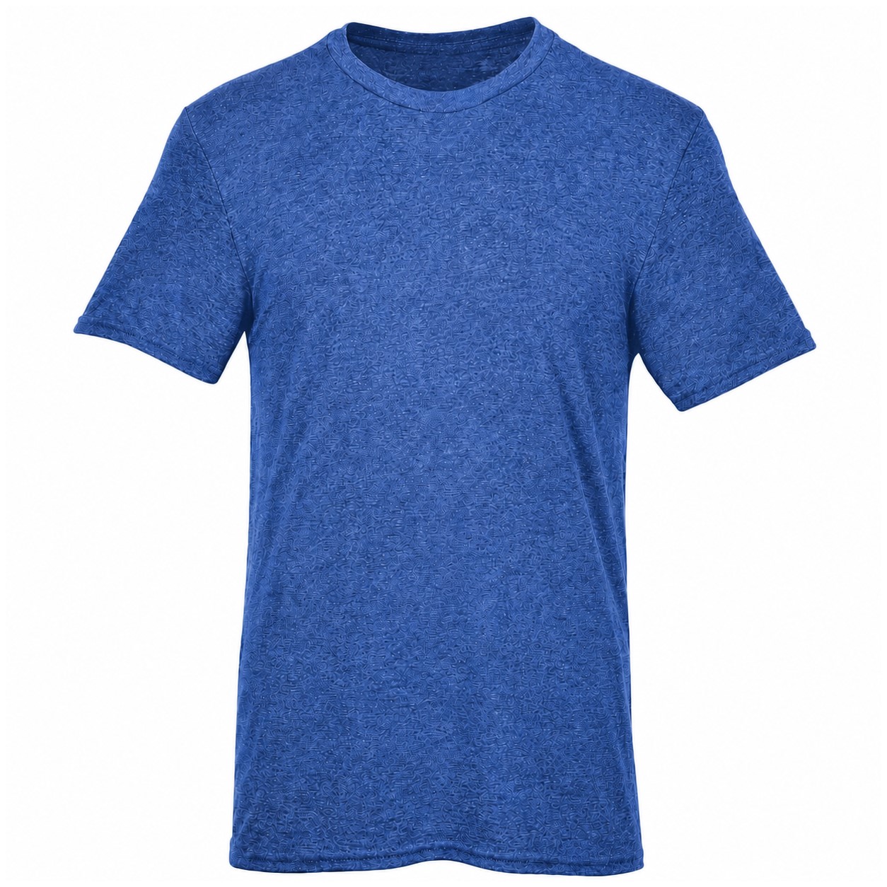Cotton Jersey Crewneck T-Shirt — Blue