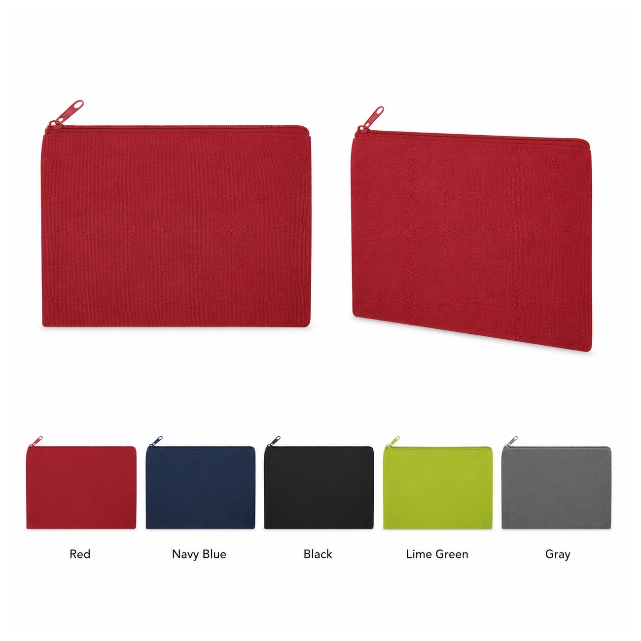Cotton Solid Travel Pouch